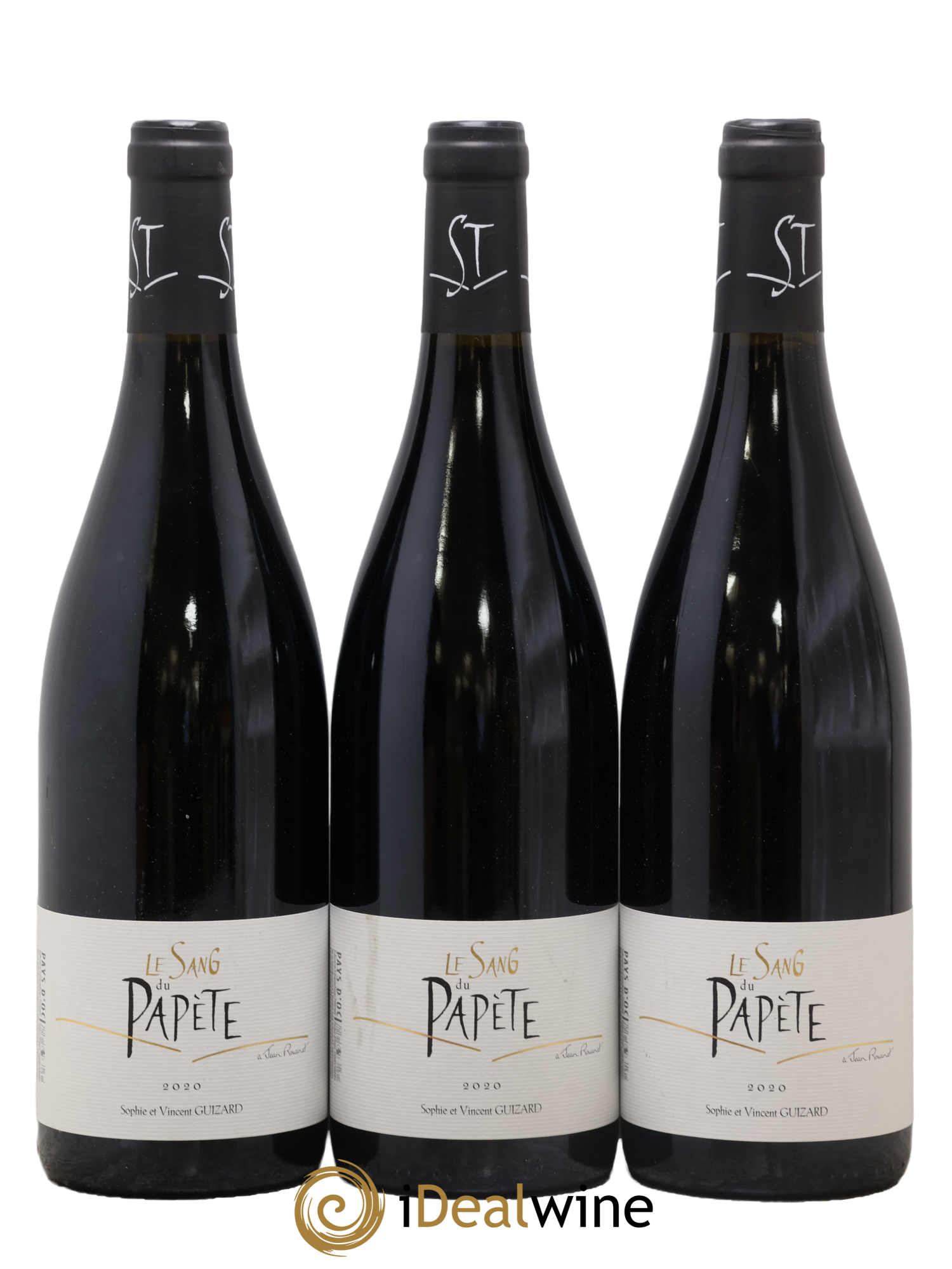 Pays d'Oc Le Sang du Papète Domaine Saint-Sylvestre 2020 - Lot de 3 bouteilles - 0