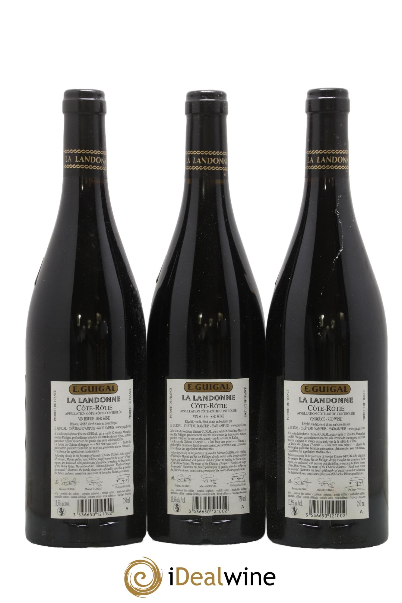 Côte-Rôtie La Landonne Guigal 2016 - Lot of 6 bottles - 4