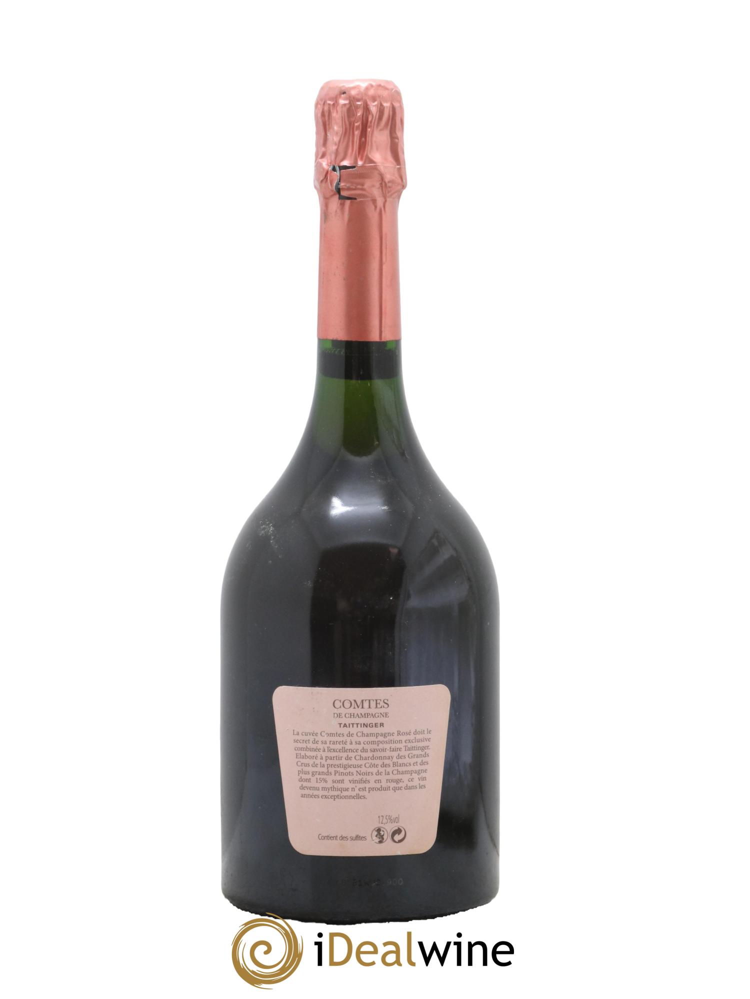Comtes de Champagne Rosé Grand Cru Brut Taittinger  2006 - Lot of 1 bottle - 1