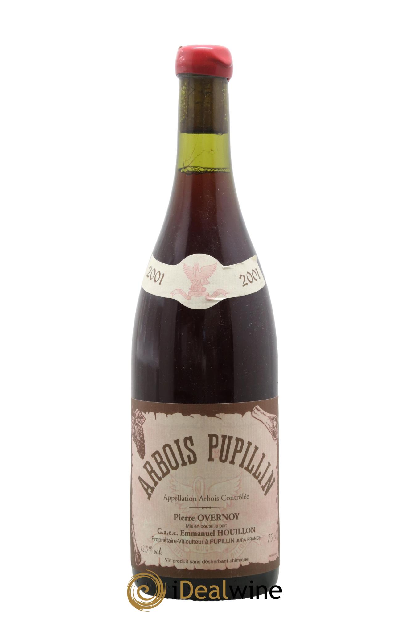 Arbois-Pupillin Poulsard (cire rouge) Overnoy-Houillon (Domaine) 2001 - Lot de 1 bouteille - 0