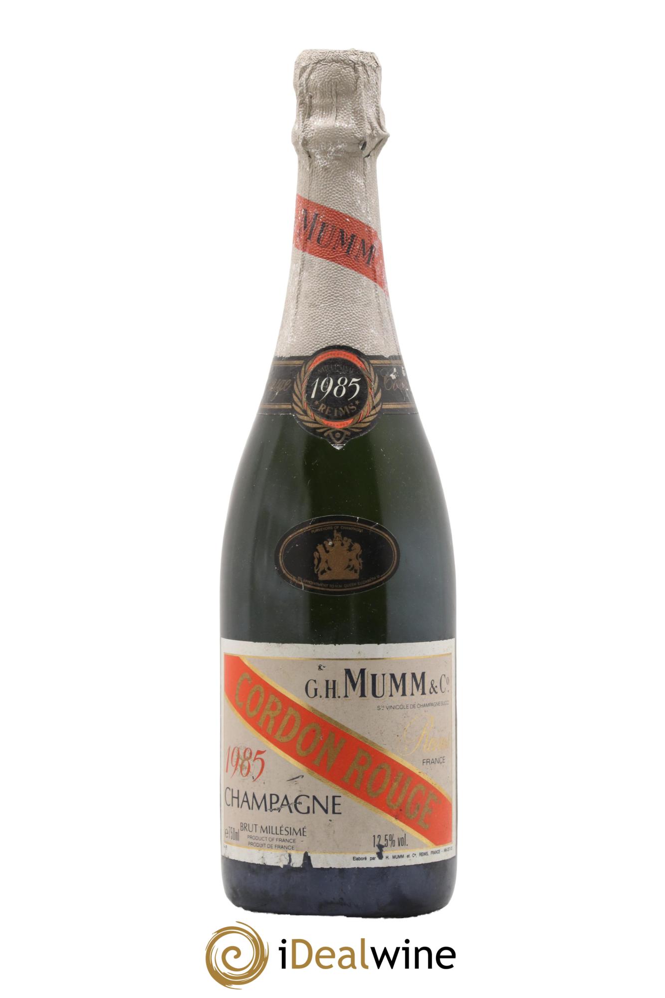 Cordon Rouge Mumm 1985 - Posten von 1 Flasche - 0