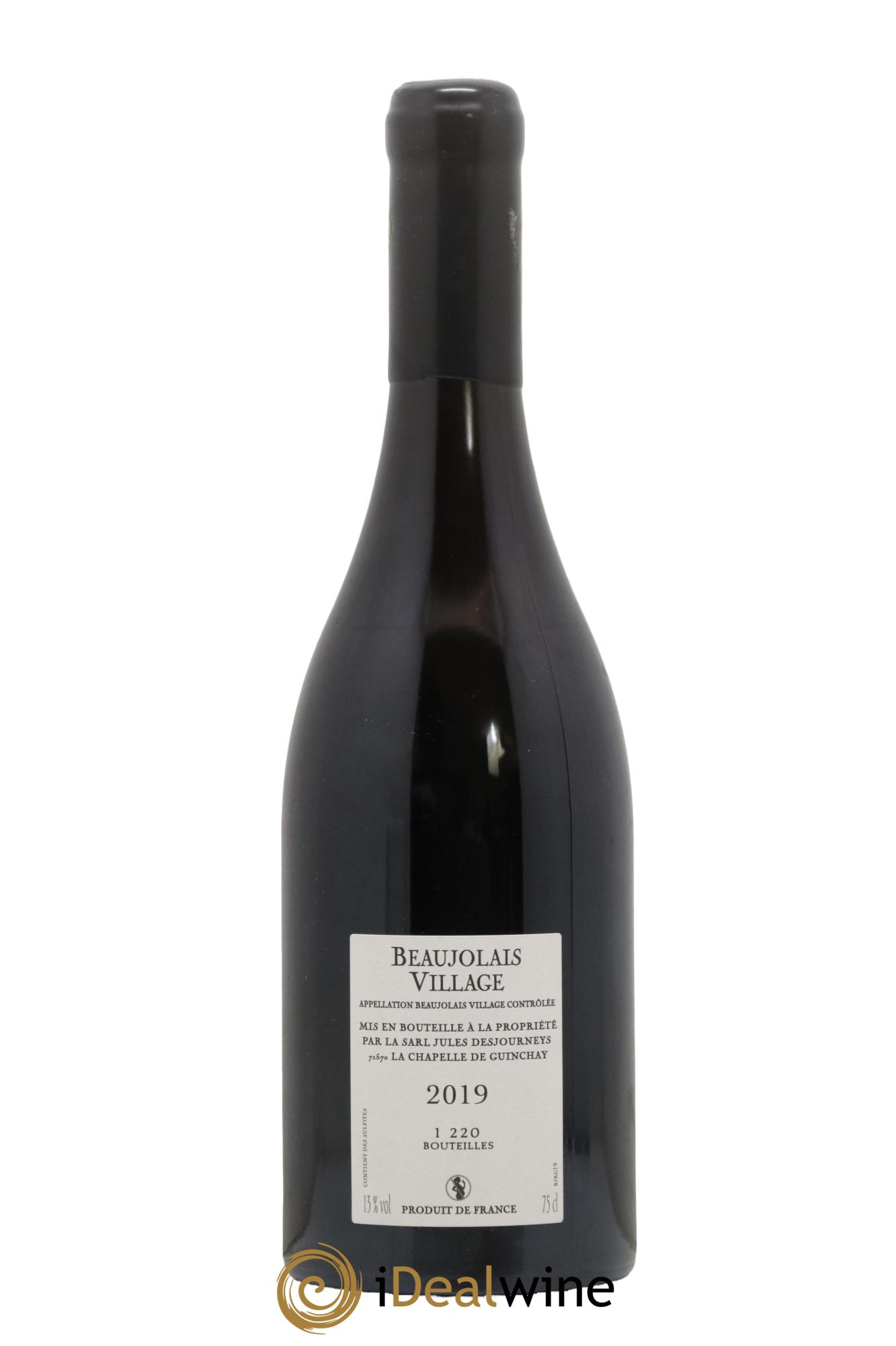 Beaujolais Village Desjourneys 2019 - Lot de 1 bouteille - 1