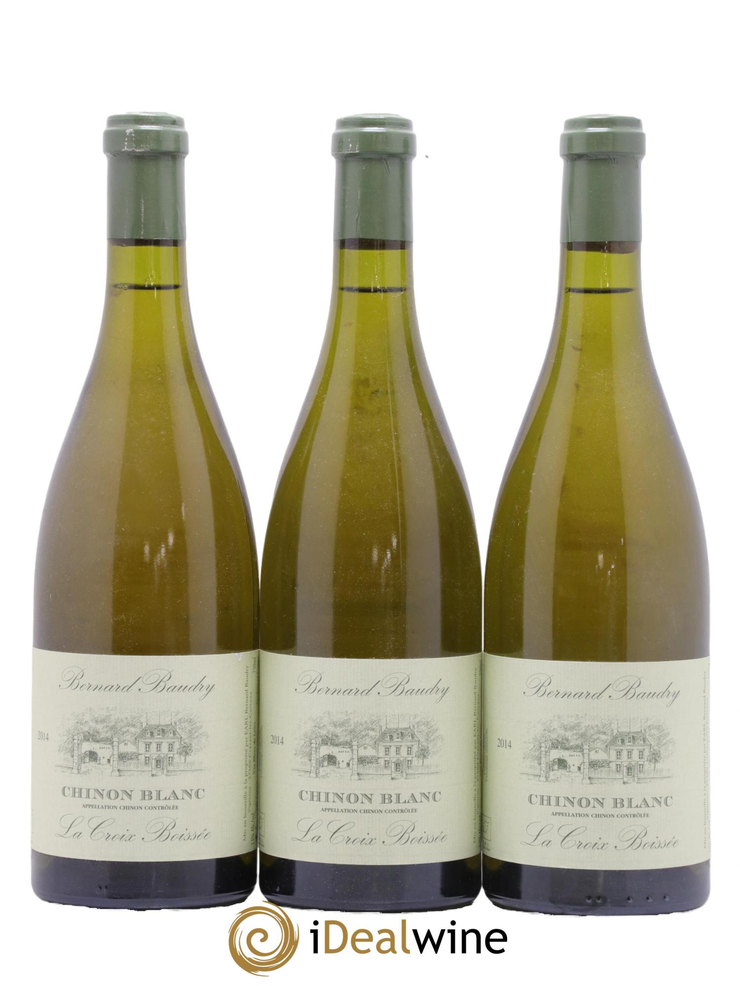 Chinon La Croix Boissée Bernard Baudry 2014 - Lot de 3 bouteilles - 0