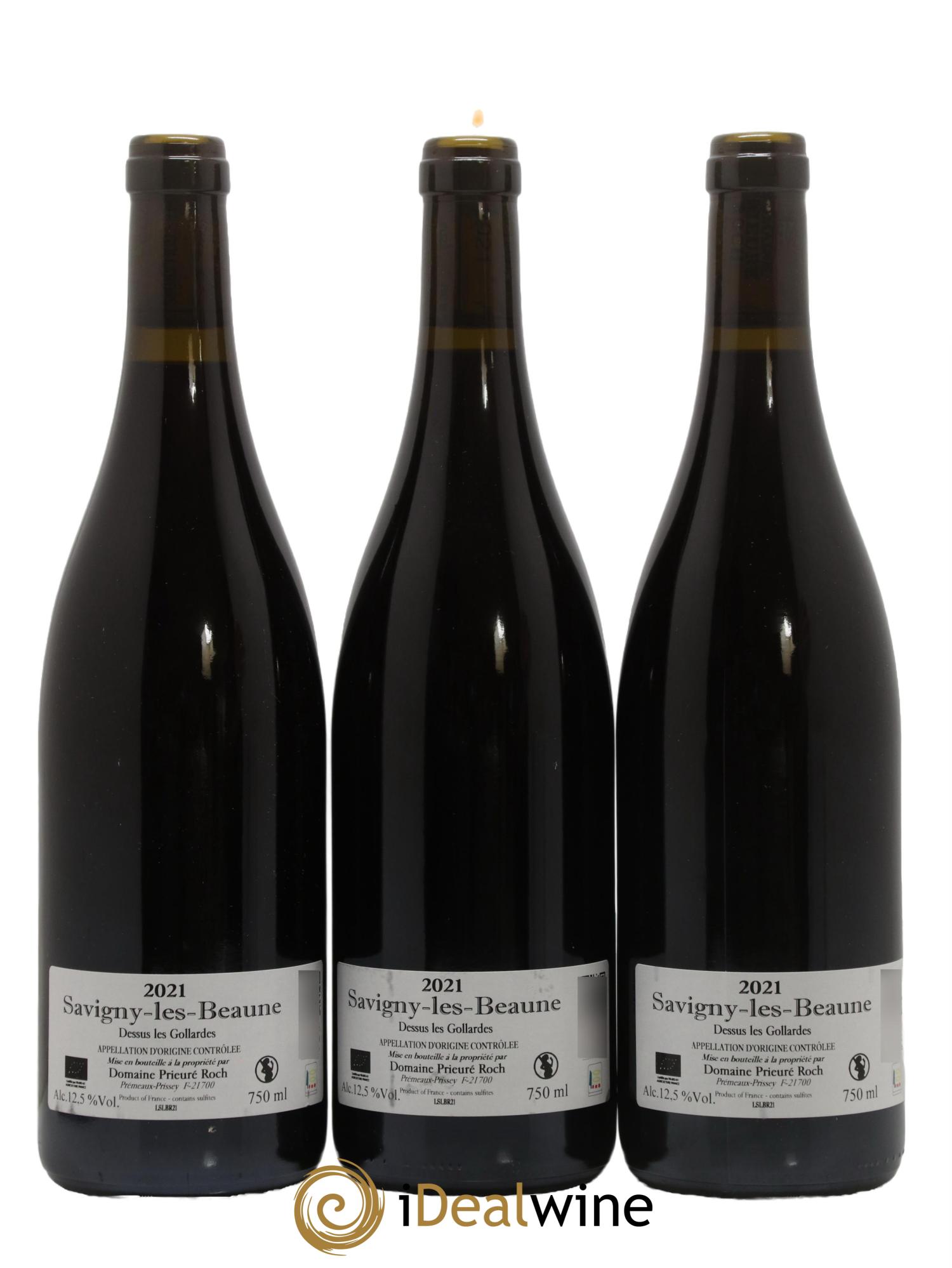 Savigny-lès-Beaune Dessus Les Gollardes Prieuré Roch 2021 - Lot de 3 bouteilles - 1