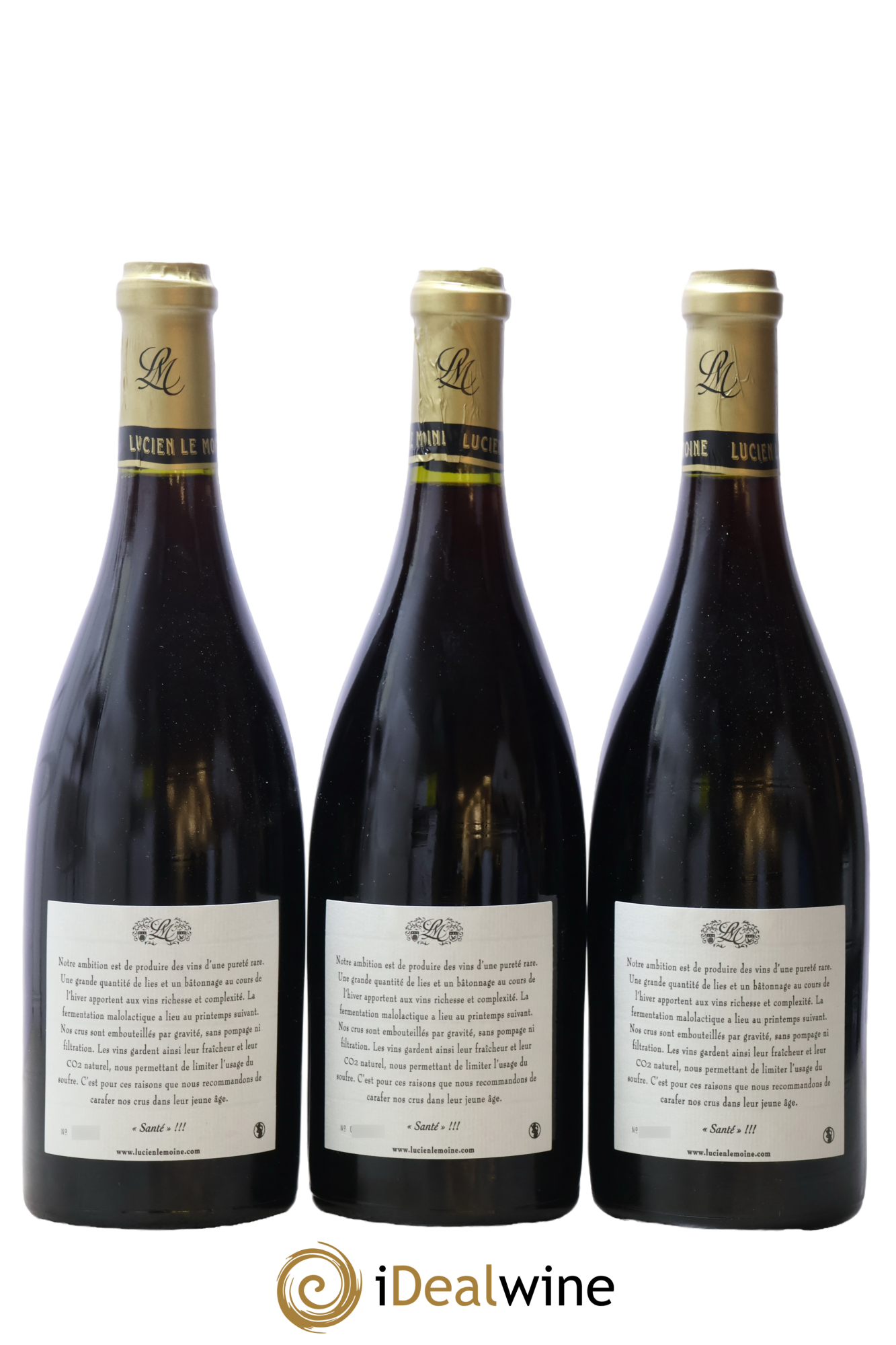 Romanée-Saint-Vivant Grand Cru Lucien Le Moine 2007 - Lot de 3 bouteilles - 1