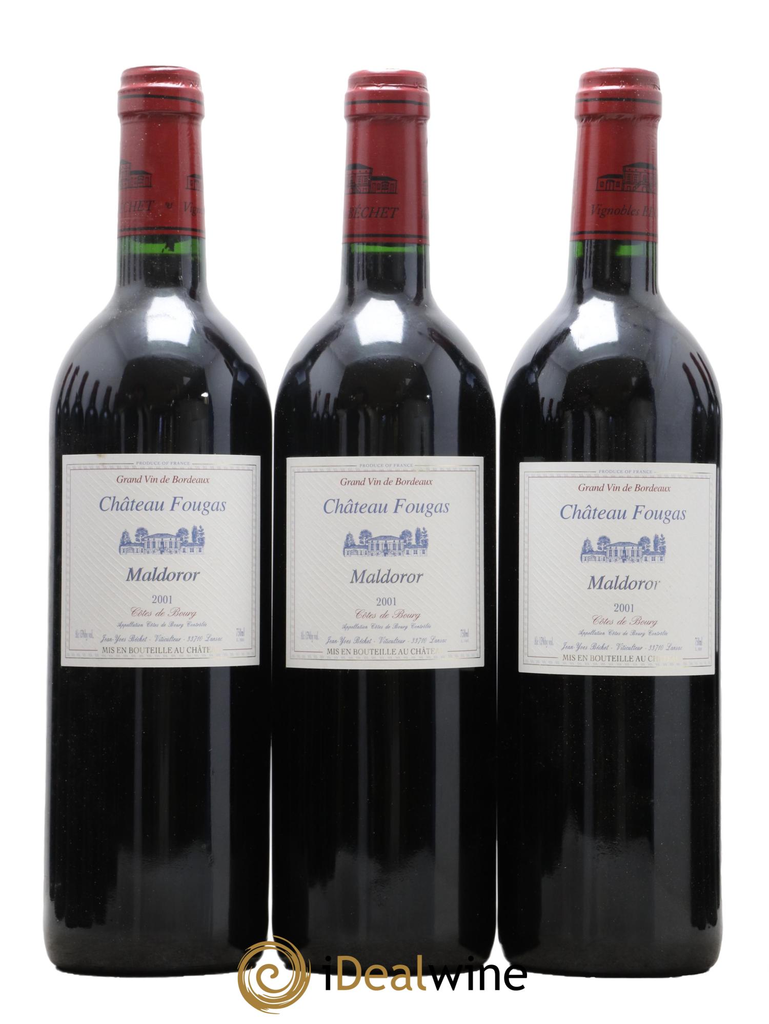 Château Fougas Maldoror 2001 - Posten von 12 Flaschen - 1