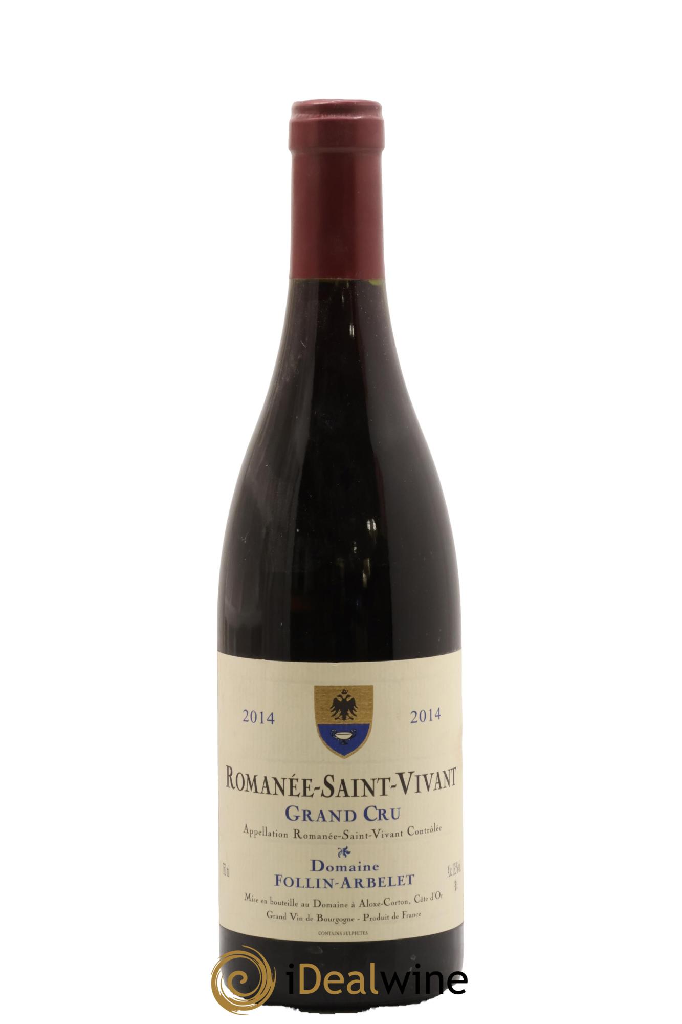 Romanée-Saint-Vivant Grand Cru Follin-Arbelet 2014 - Lote de 1 botella - 0