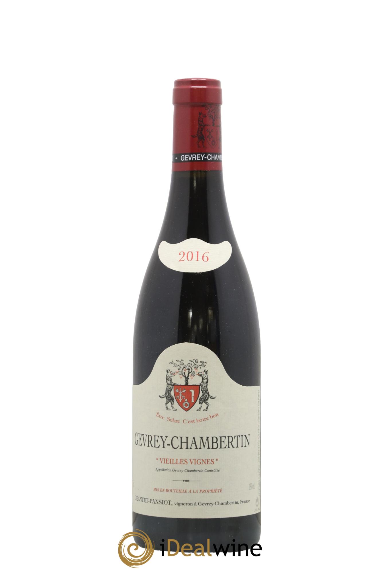 Gevrey-Chambertin Vieilles vignes Geantet-Pansiot 2016 - Lot de 1 bouteille - 0