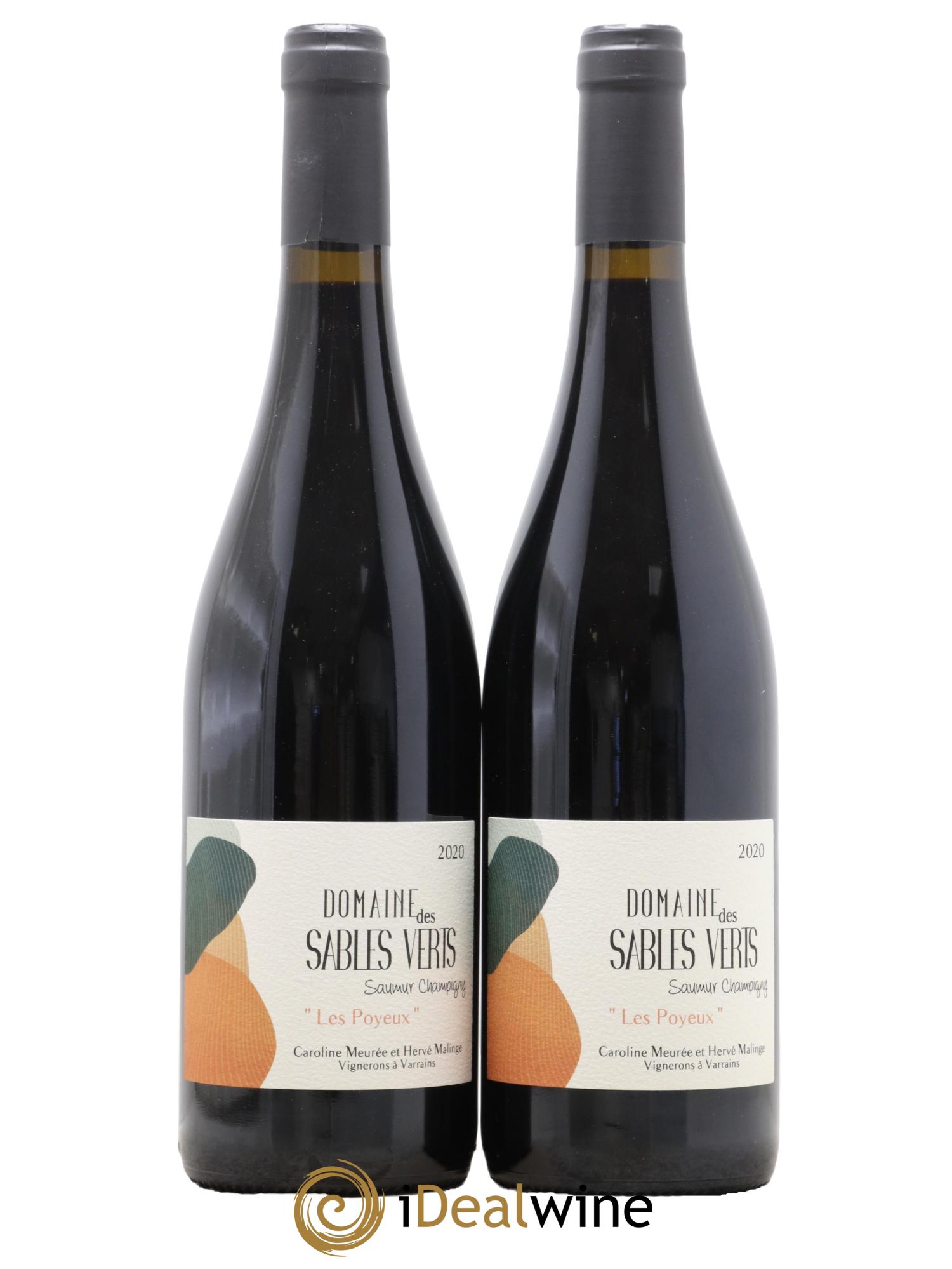 Saumur-Champigny Le Poyeux Domaine des Sables Verts 2020 - Lot de 2 bouteilles - 0