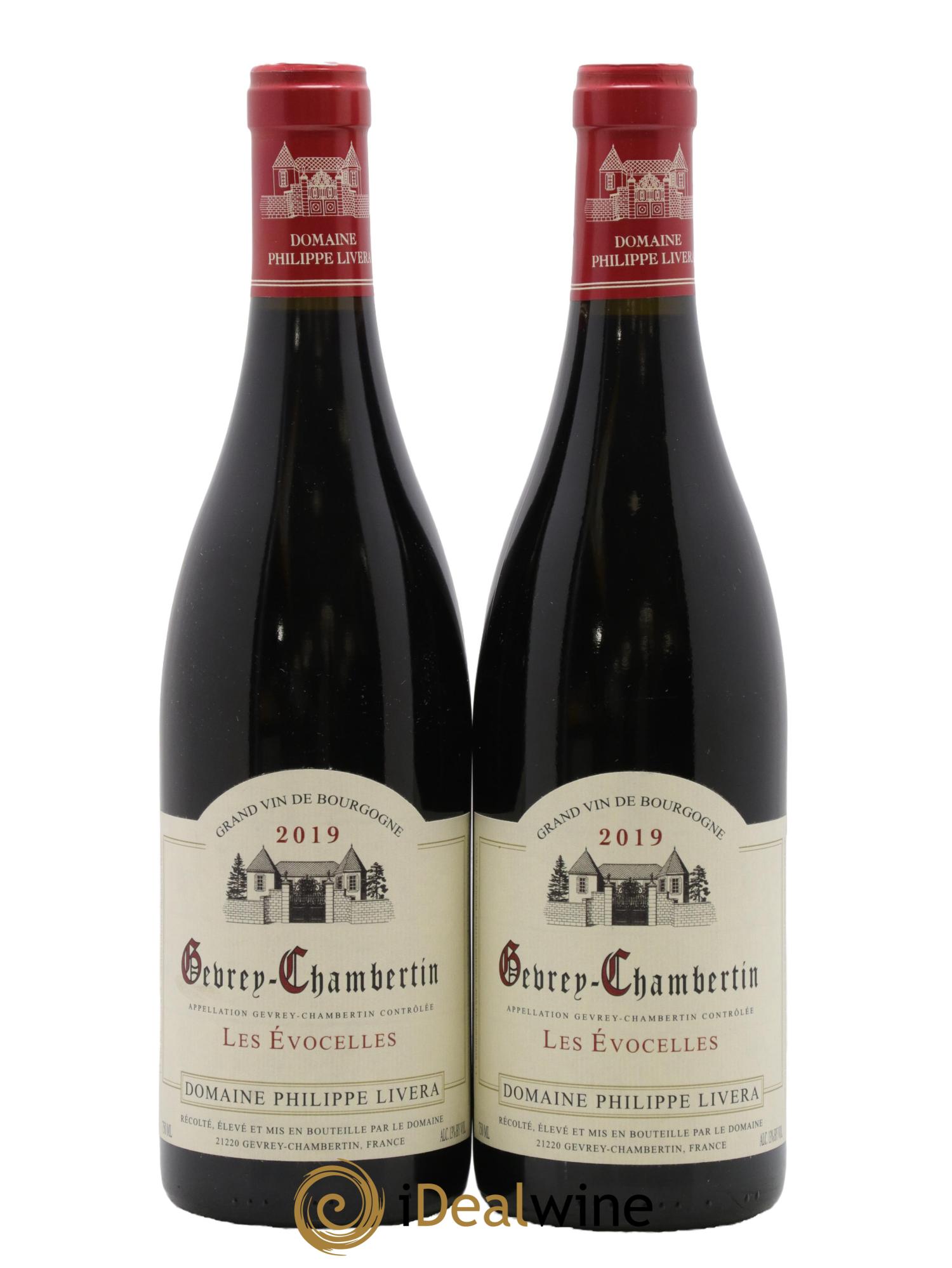 Gevrey-Chambertin Les Evocelles Tilleuls (Domaine des) - Philippe Livera 2019 - Lot de 2 bouteilles - 0