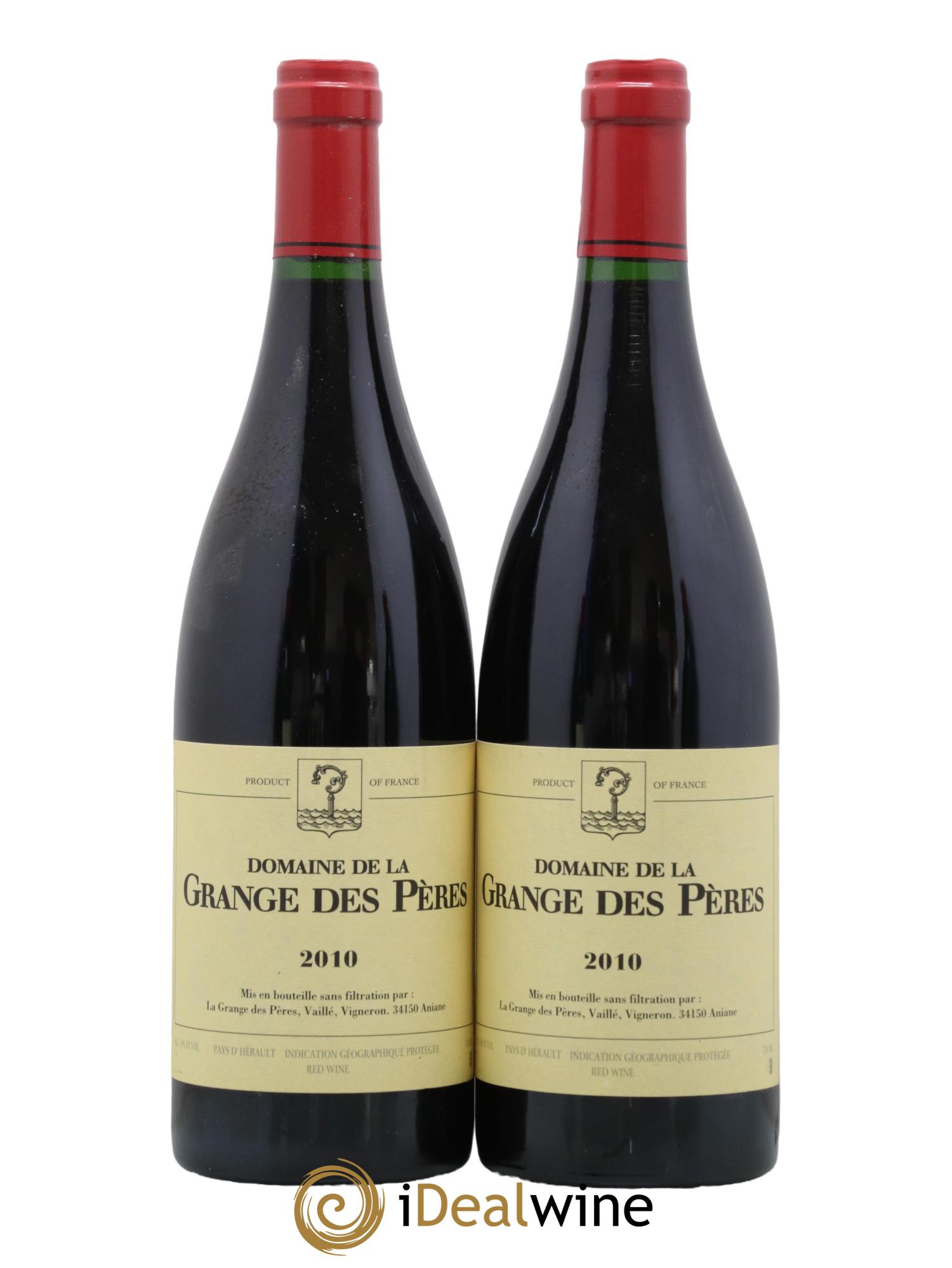 Pays d'Hérault Grange des Pères Laurent Vaillé 2010 - Lot de 2 bouteilles - 0