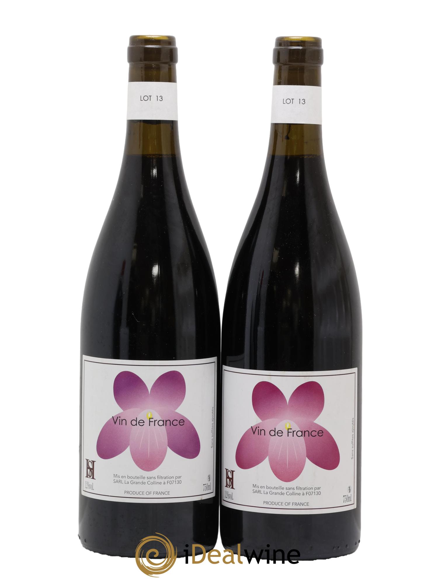 Vin de France (Ex Saint-Joseph) Hirotake Ooka - Domaine La Grande Colline 2013 - Lot de 2 bouteilles - 0