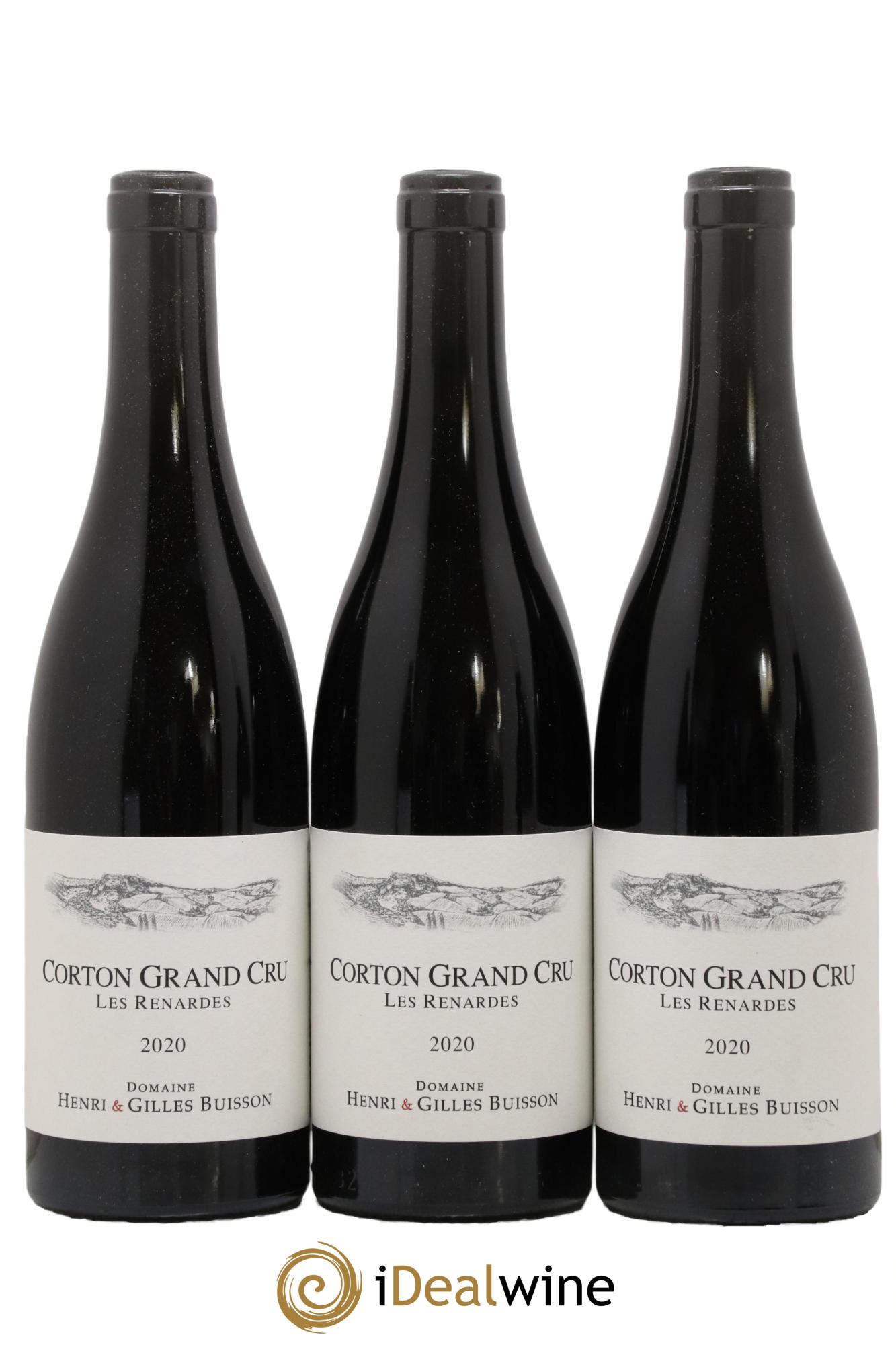 Corton Grand Cru Les Renardes Henri et Gilles Buisson (Domaine)  2020 - Lot de 3 bouteilles - 0