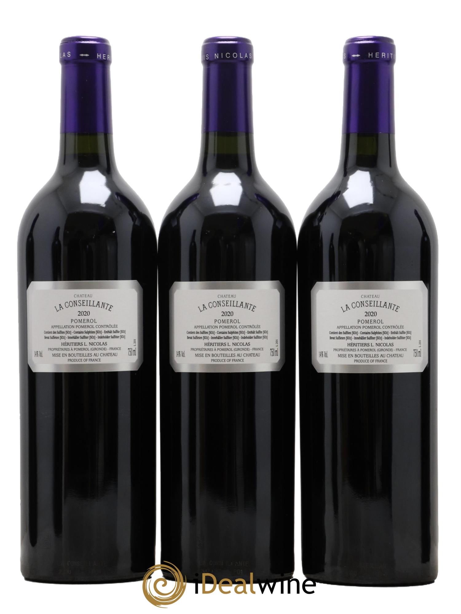 Château la Conseillante 2020 - Lot de 6 bouteilles - 4