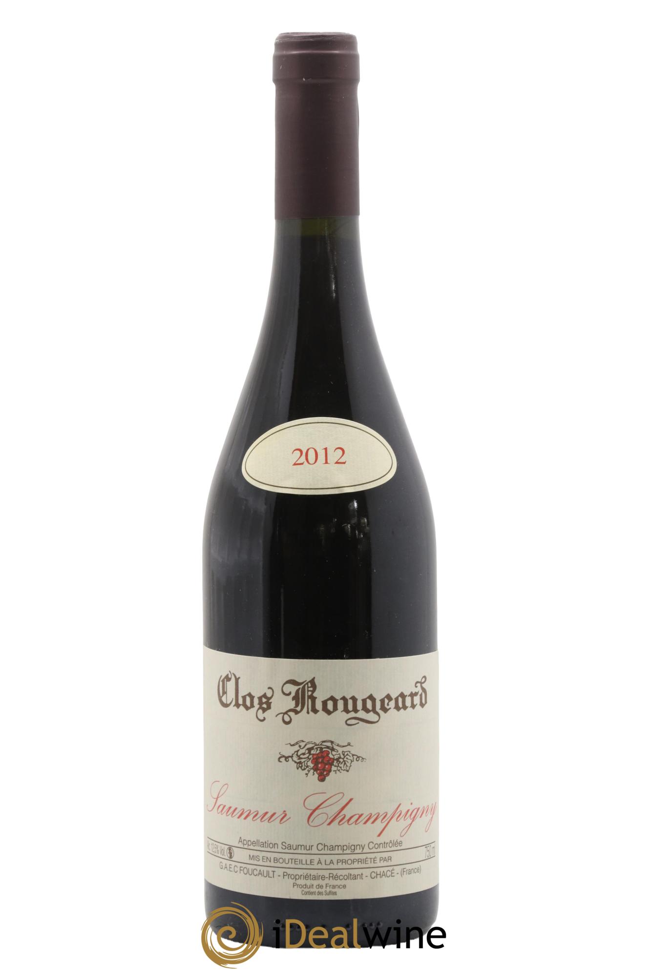 Saumur-Champigny Clos Rougeard 2012 - Lot of 1 bottle - 0