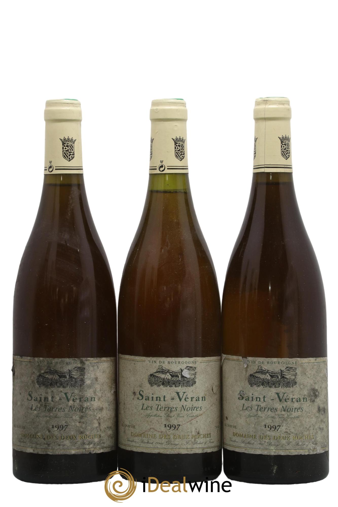Saint-Véran Les Terrres Noires Domaine Des Deux Roches 1997 - Lotto di 3 bottiglie - 0