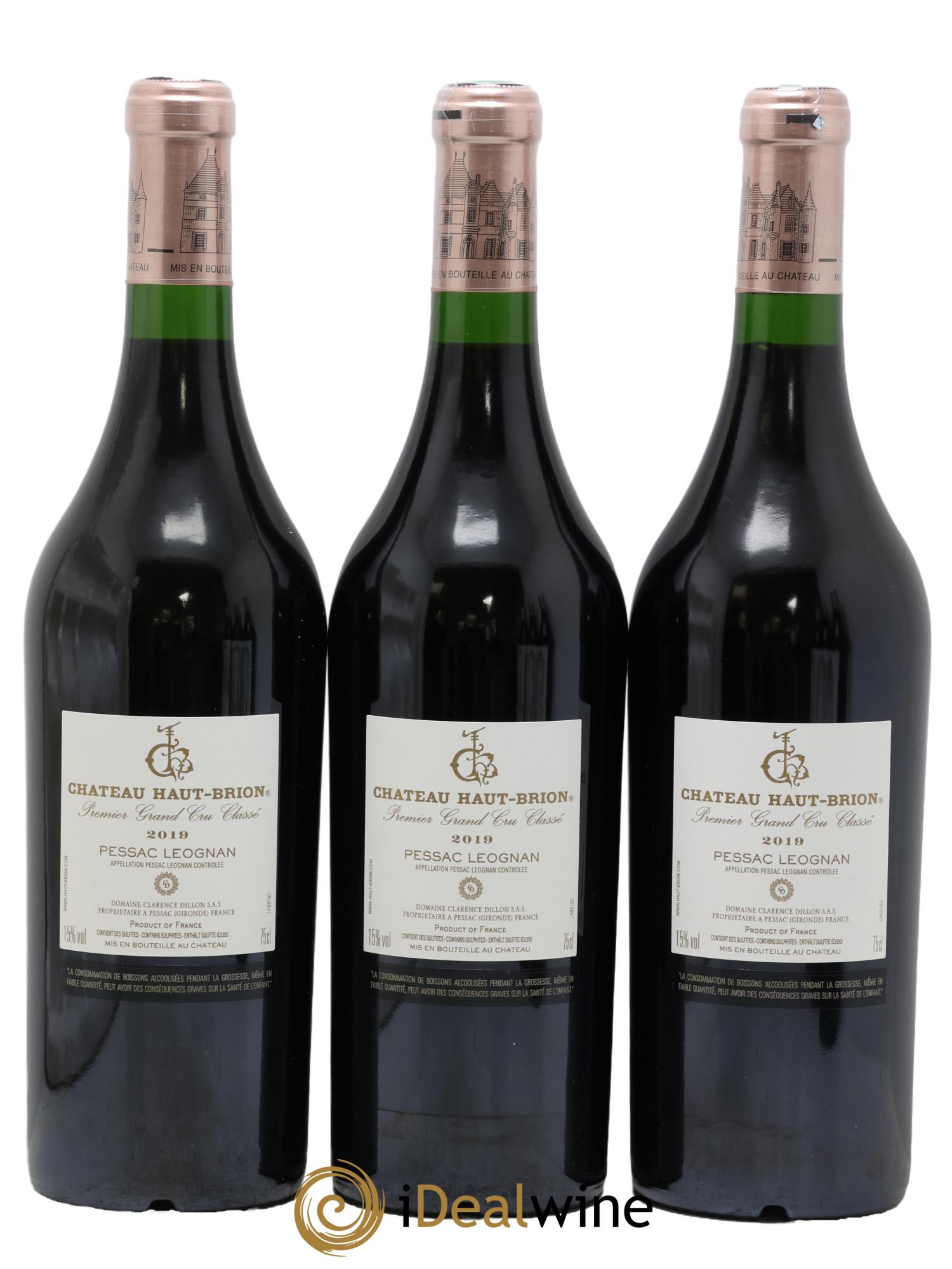 Château Haut Brion 1er Grand Cru Classé 2019 - Lotto di 6 bottiglie - 2