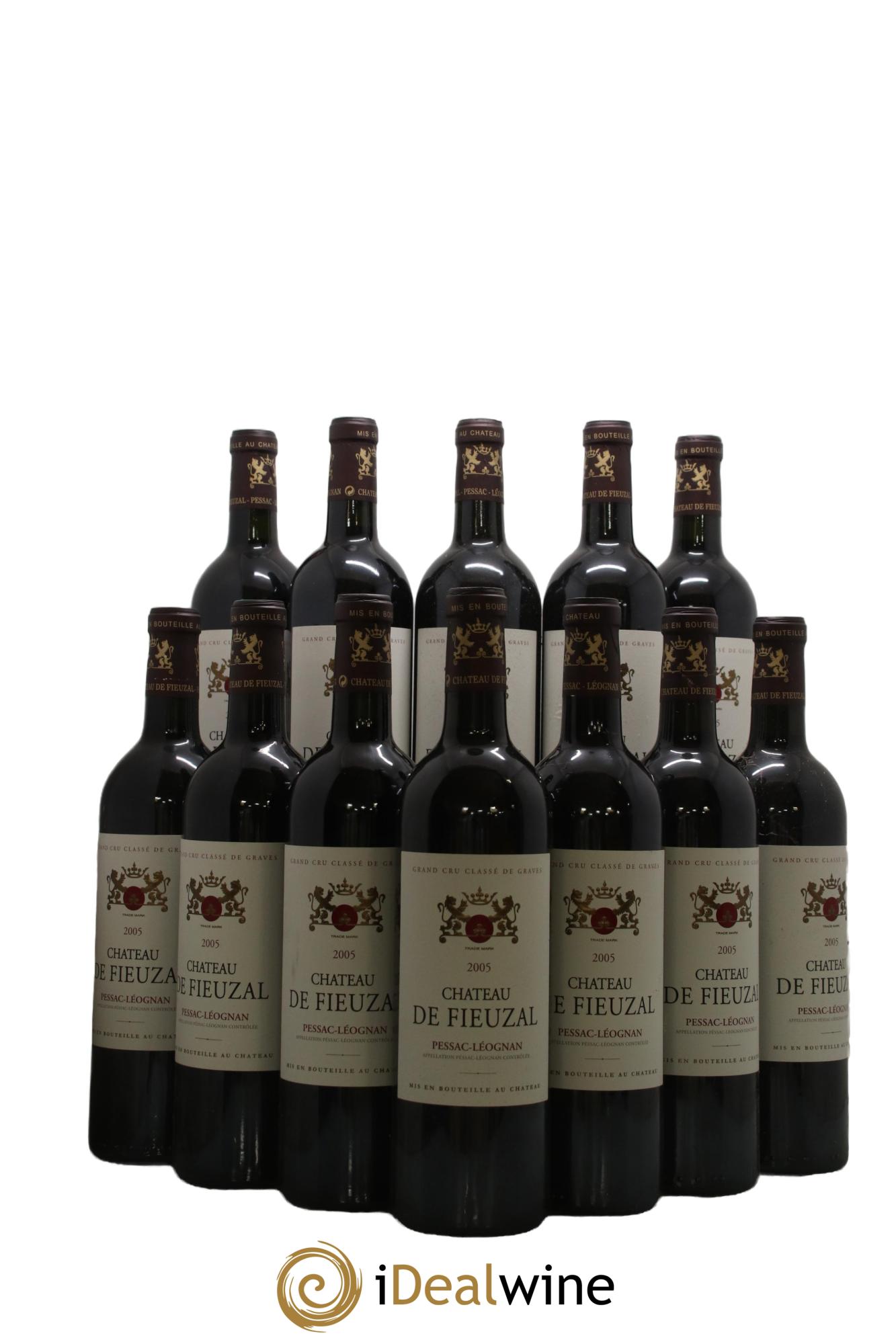 Château de Fieuzal Cru Classé de Graves 2005 - Posten von 12 Flaschen - 0