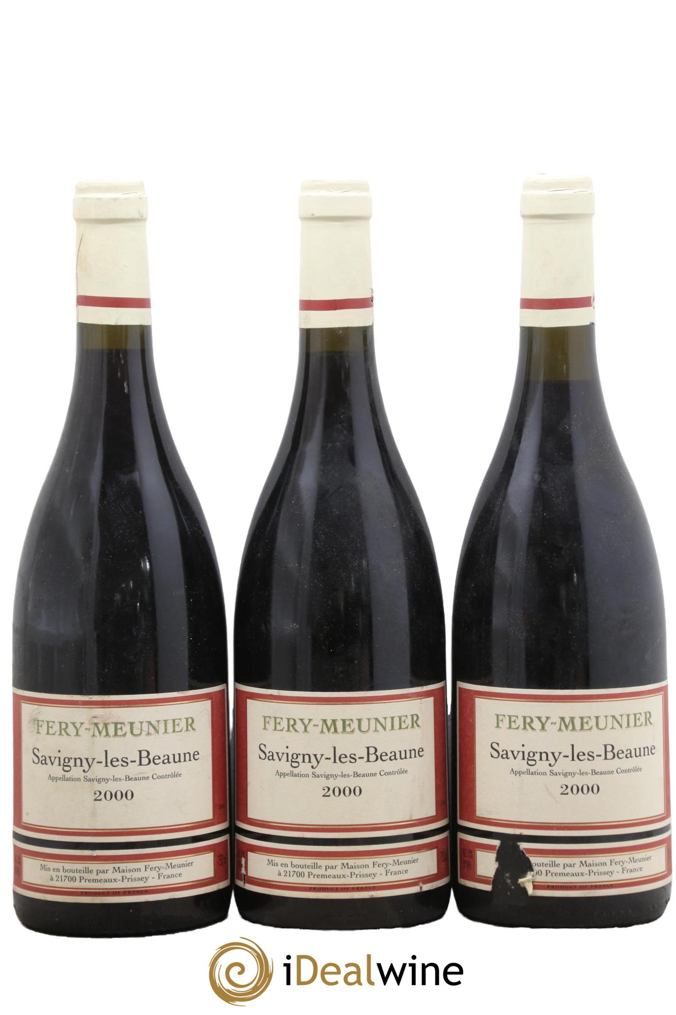 Savigny-lès-Beaune Fery-Meunier 2000 - Lot de 3 bouteilles - 0