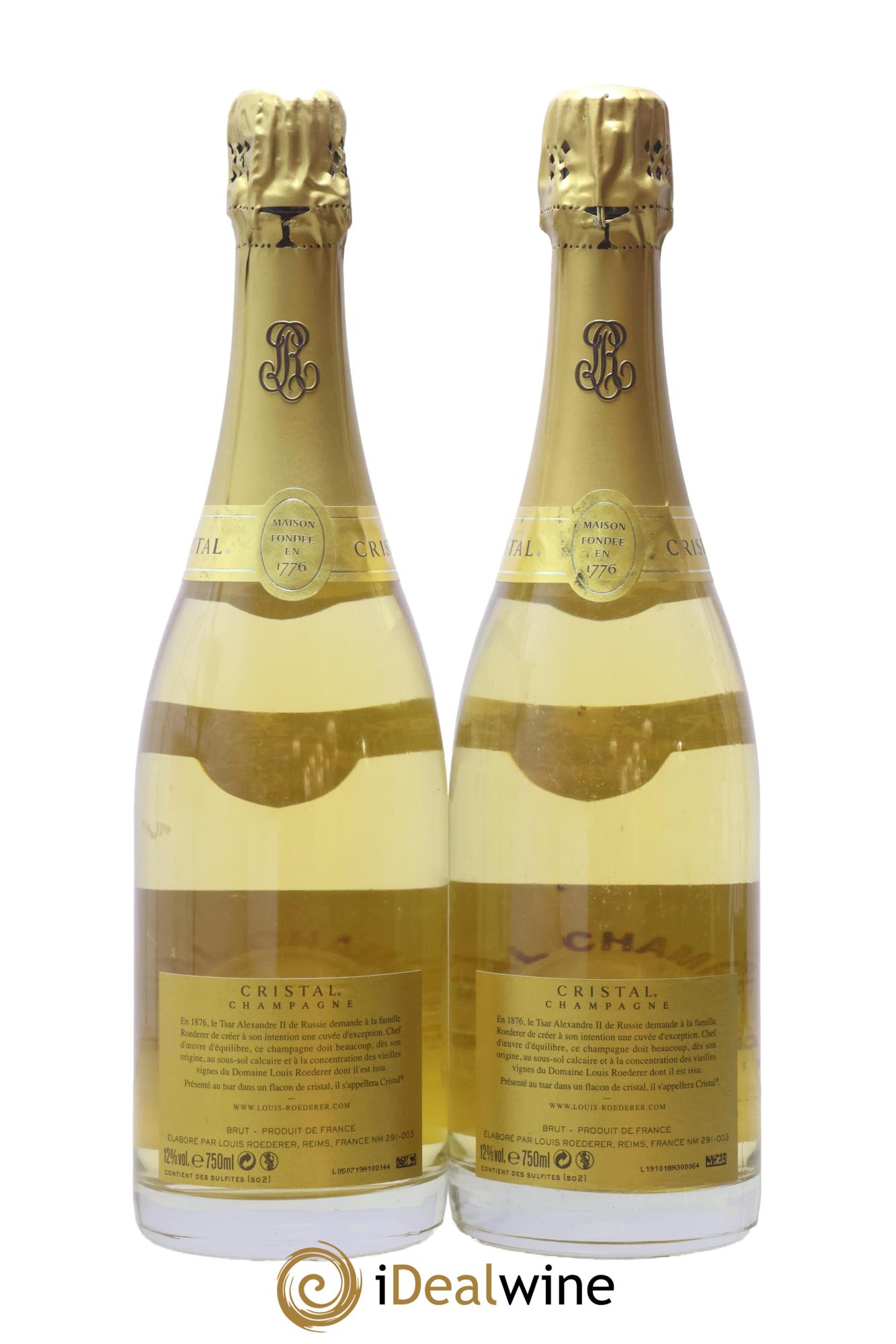 Cristal Louis Roederer 2008 - Posten von 2 Flaschen - 1