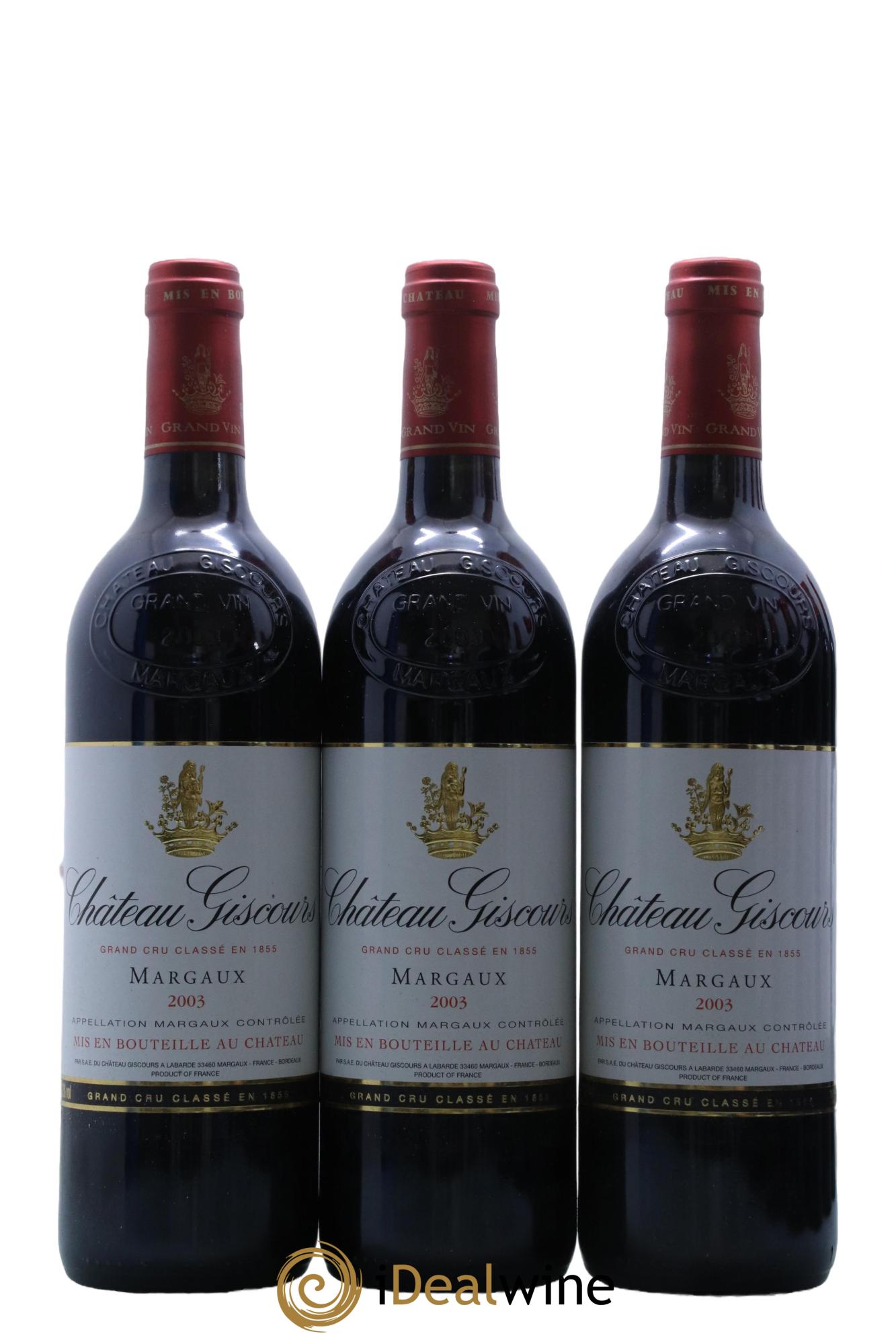 Château Giscours 3ème Grand Cru Classé 2003 - Lot de 12 bouteilles - 2
