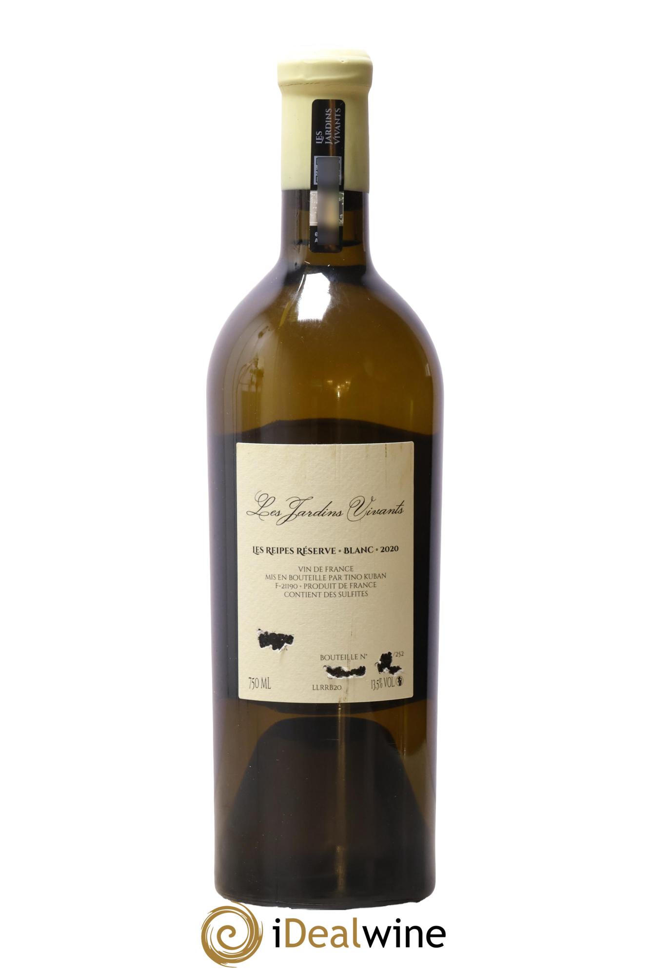 Vin de France Les Reipes Tino Kuban Les Jardins Vivants 2020 - Posten von 1 Flasche - 1