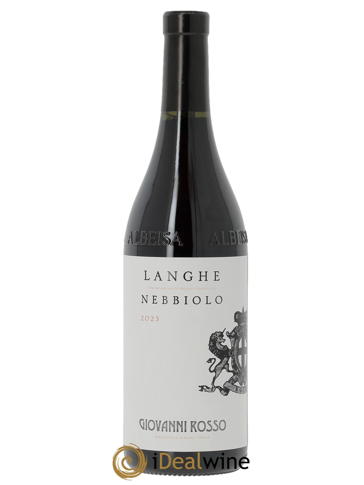 Langhe Giovanni Rosso Nebbiolo 2023 - Lot de 1 bouteille - 0