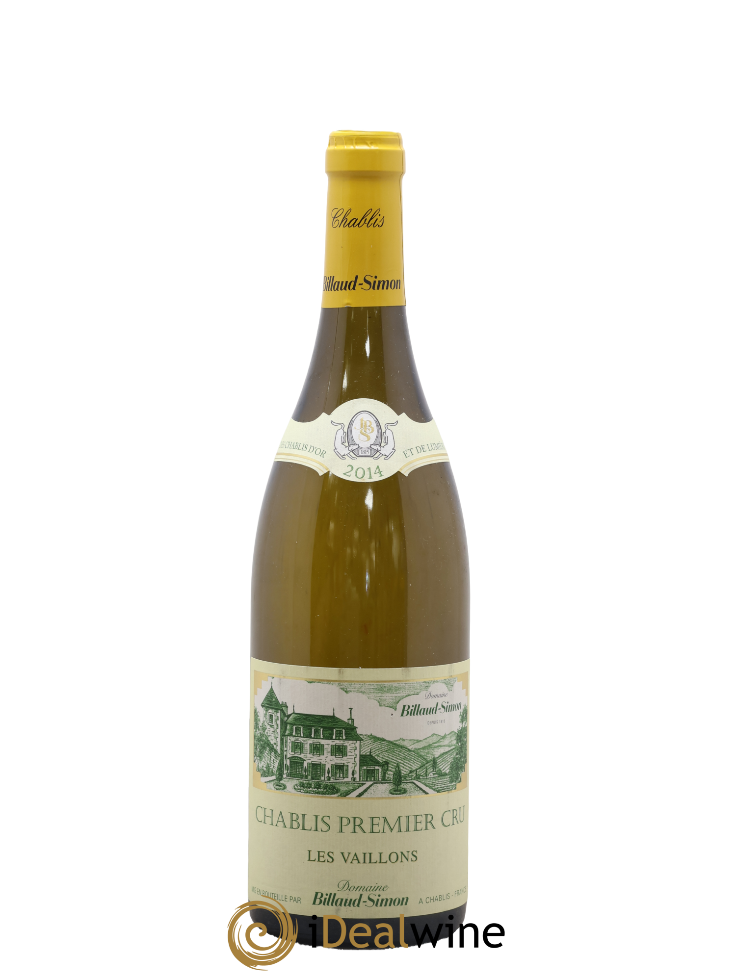 Chablis 1er Cru Les Vaillons Billaud-Simon (Domaine) 2014 - Lot de 1 bouteille - 0