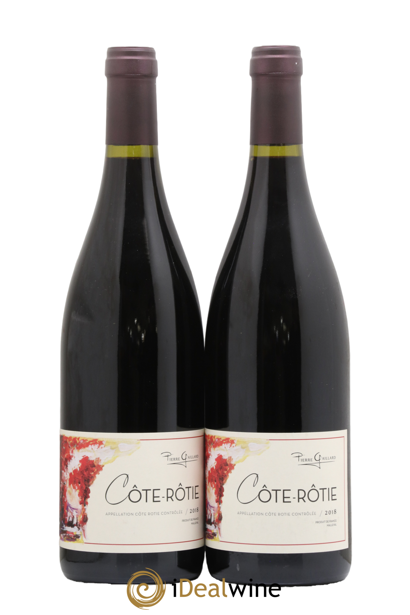 Côte-Rôtie Pierre Gaillard 2018 - Lotto di 2 bottiglie - 0