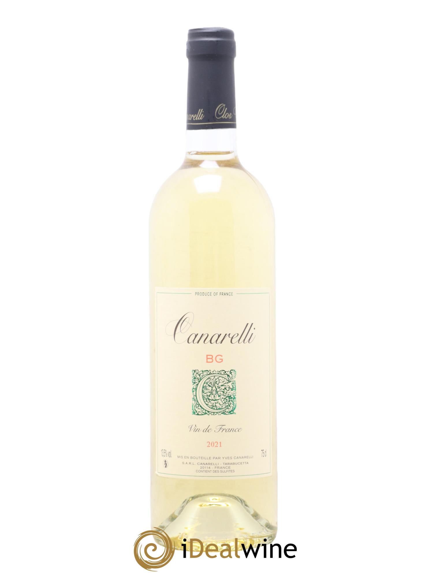 Vin de France Bianco Gentile Clos Canarelli 2021 - Lot de 1 bouteille - 0