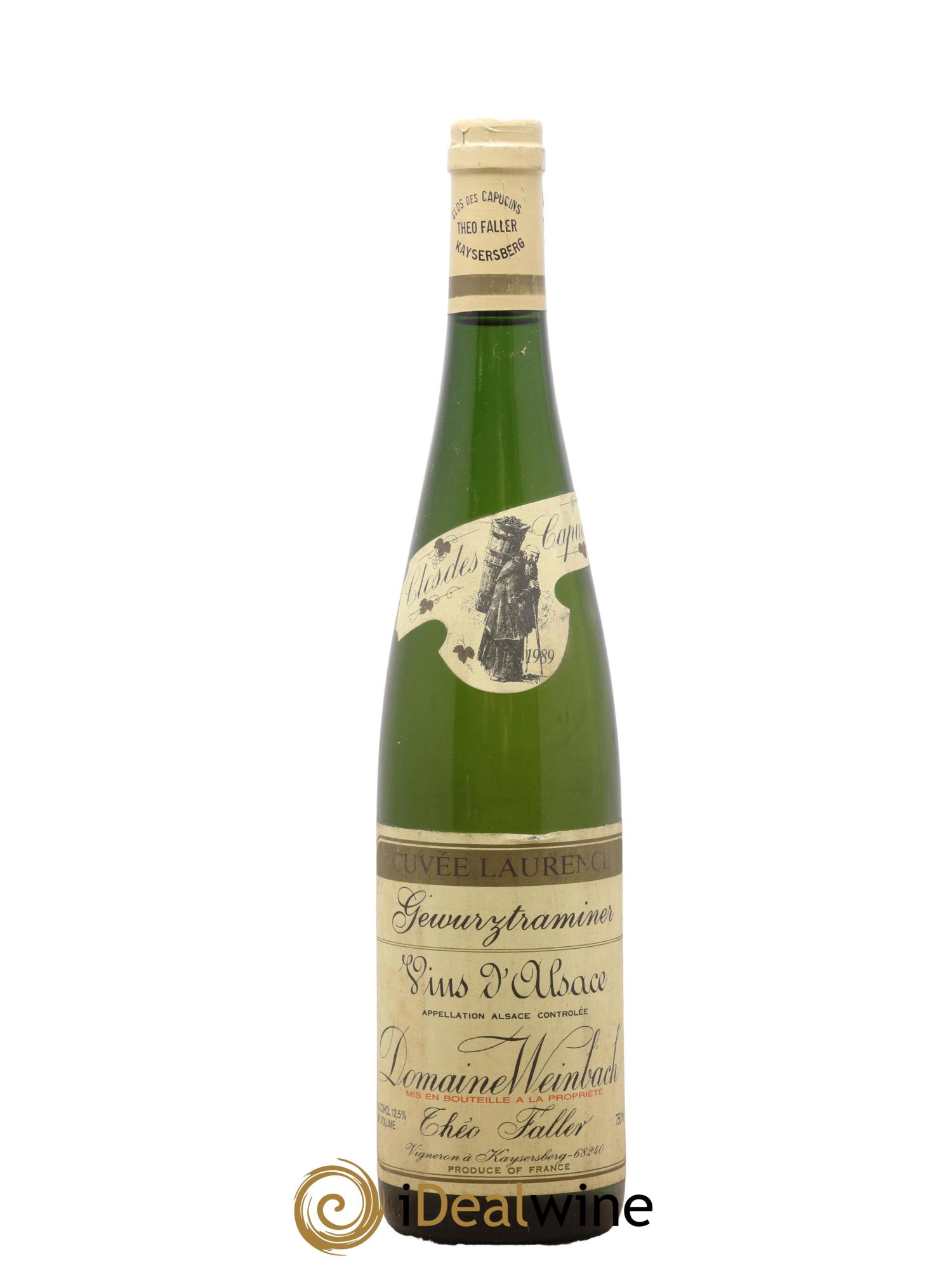 Alsace Gewurztraminer Cuvée Laurence Weinbach (Domaine) 1989 - Lot of 1 bottle - 0
