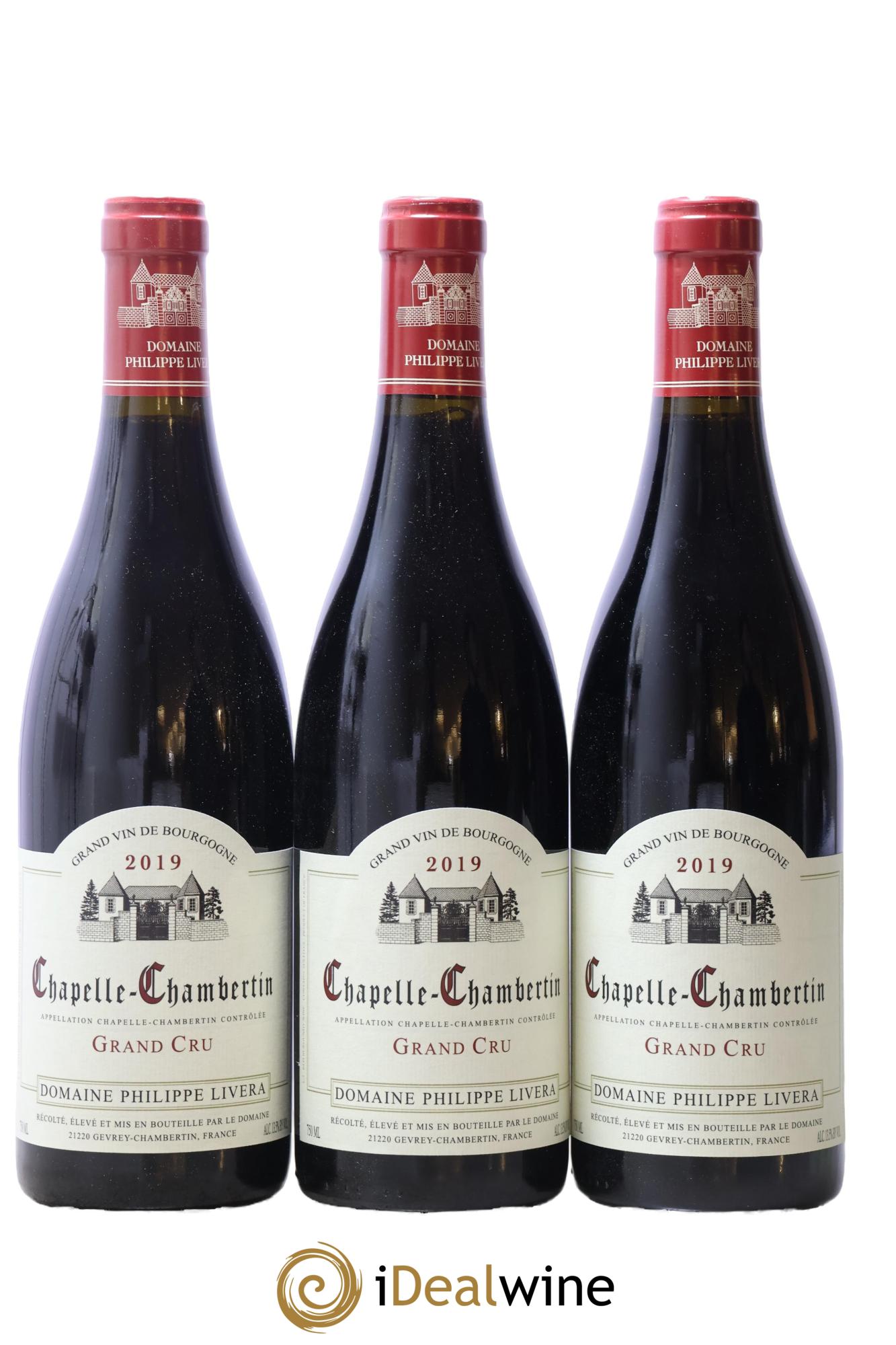 Chapelle-Chambertin Grand Cru Tilleuls (Domaine des) - Philippe Livera 2019 - Lot de 3 bouteilles - 0