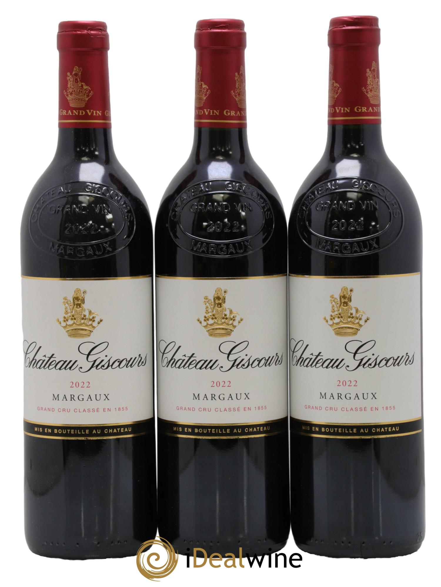 Château Giscours 3ème Grand Cru Classé 2022 - Lot de 3 bouteilles - 0