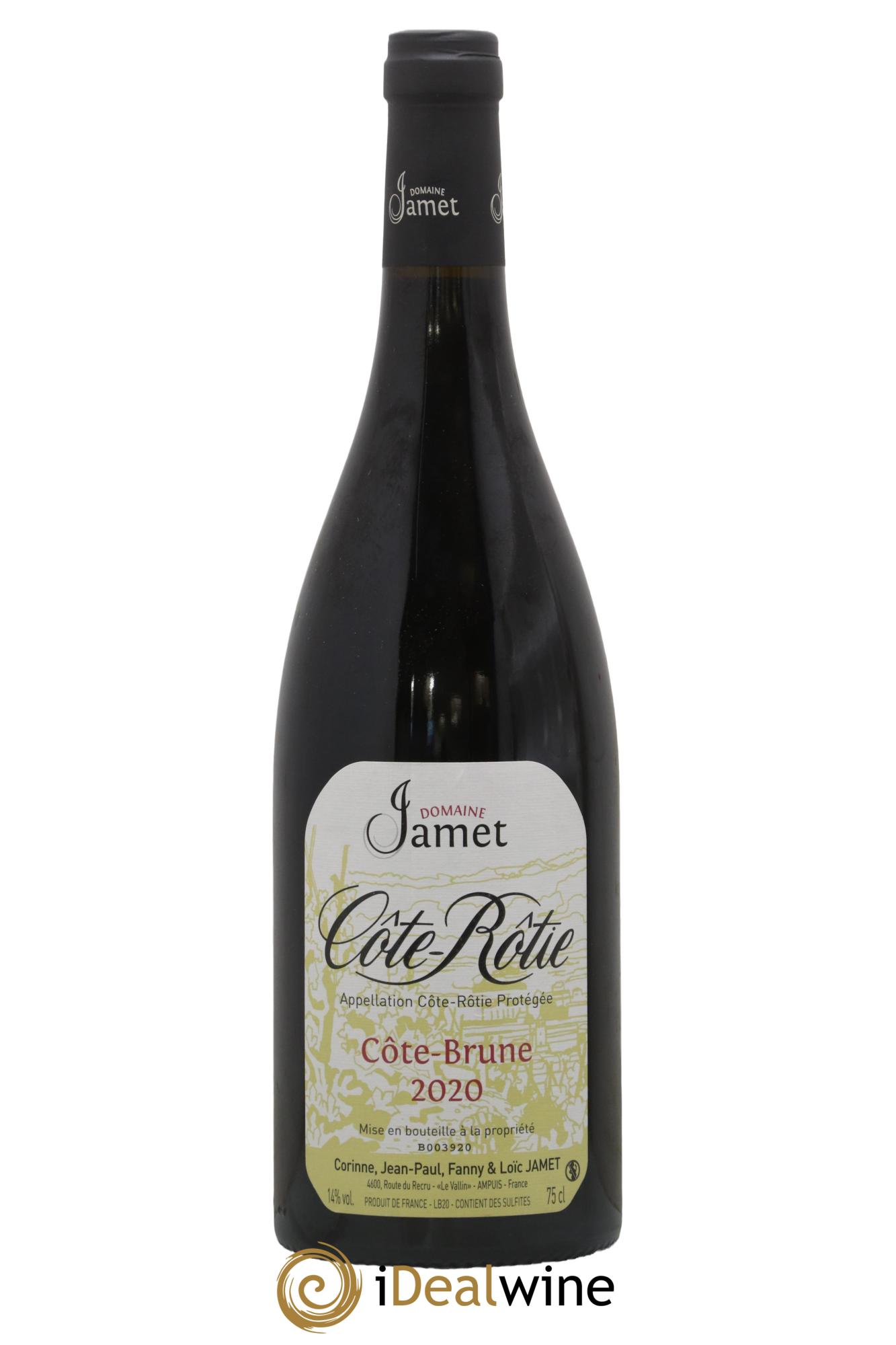 Côte-Rôtie Côte Brune Jamet (Domaine) 2020 - Lot de 1 bouteille - 0