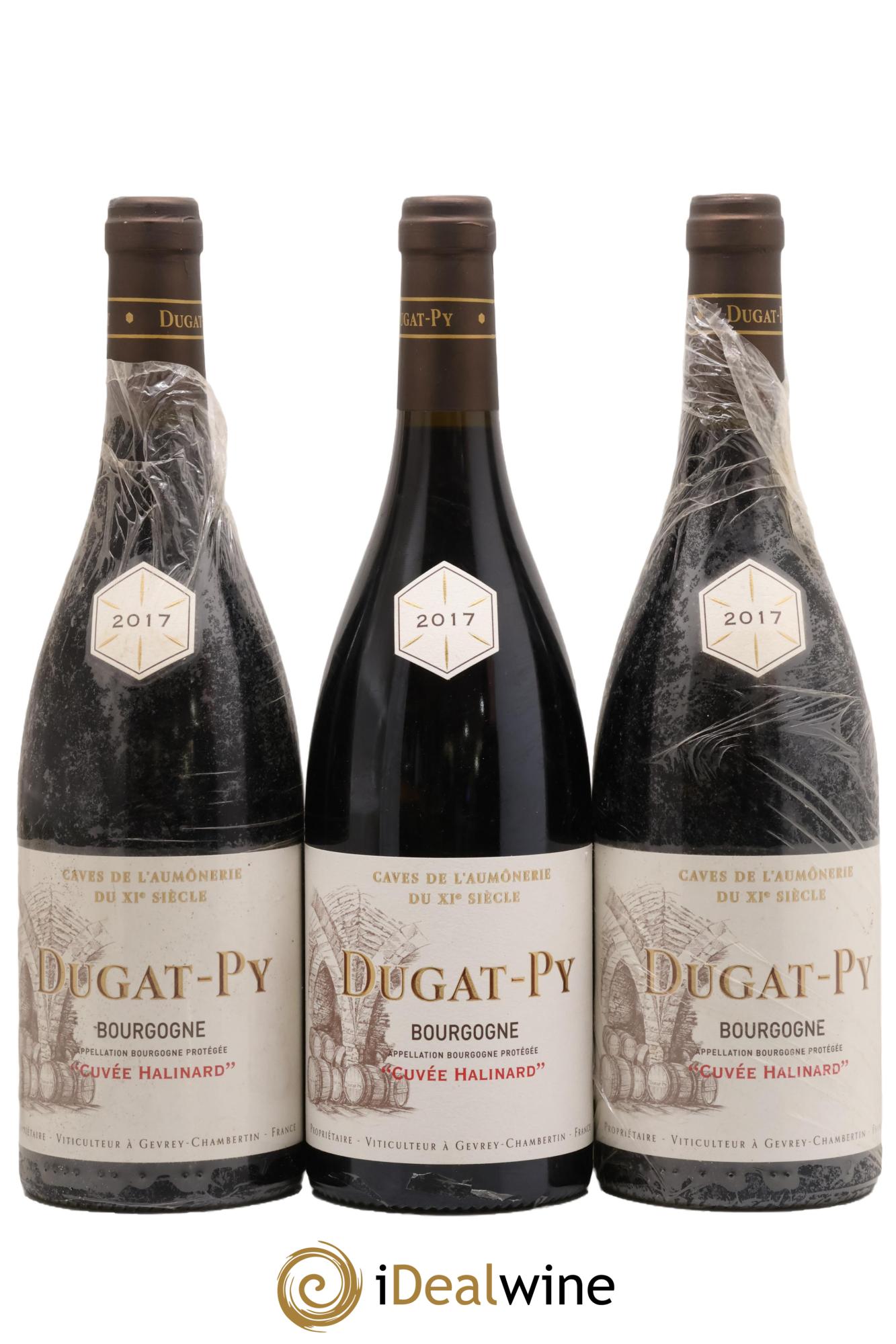 Bourgogne Cuvée Halinard Dugat-Py 2017 - Lot de 3 bouteilles - 0