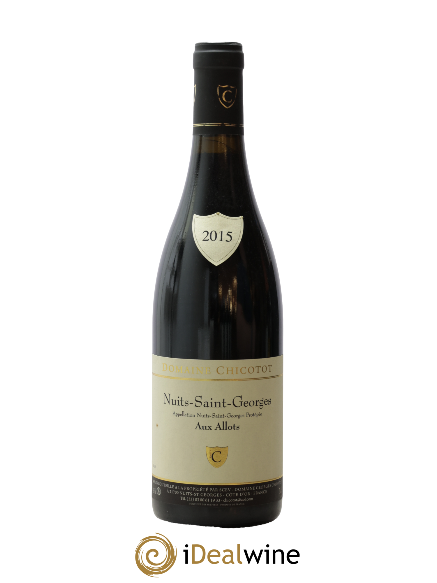 Nuits-Saint-Georges Aux Allots Georges Chicotot 2015 - Lot de 1 bouteille - 0
