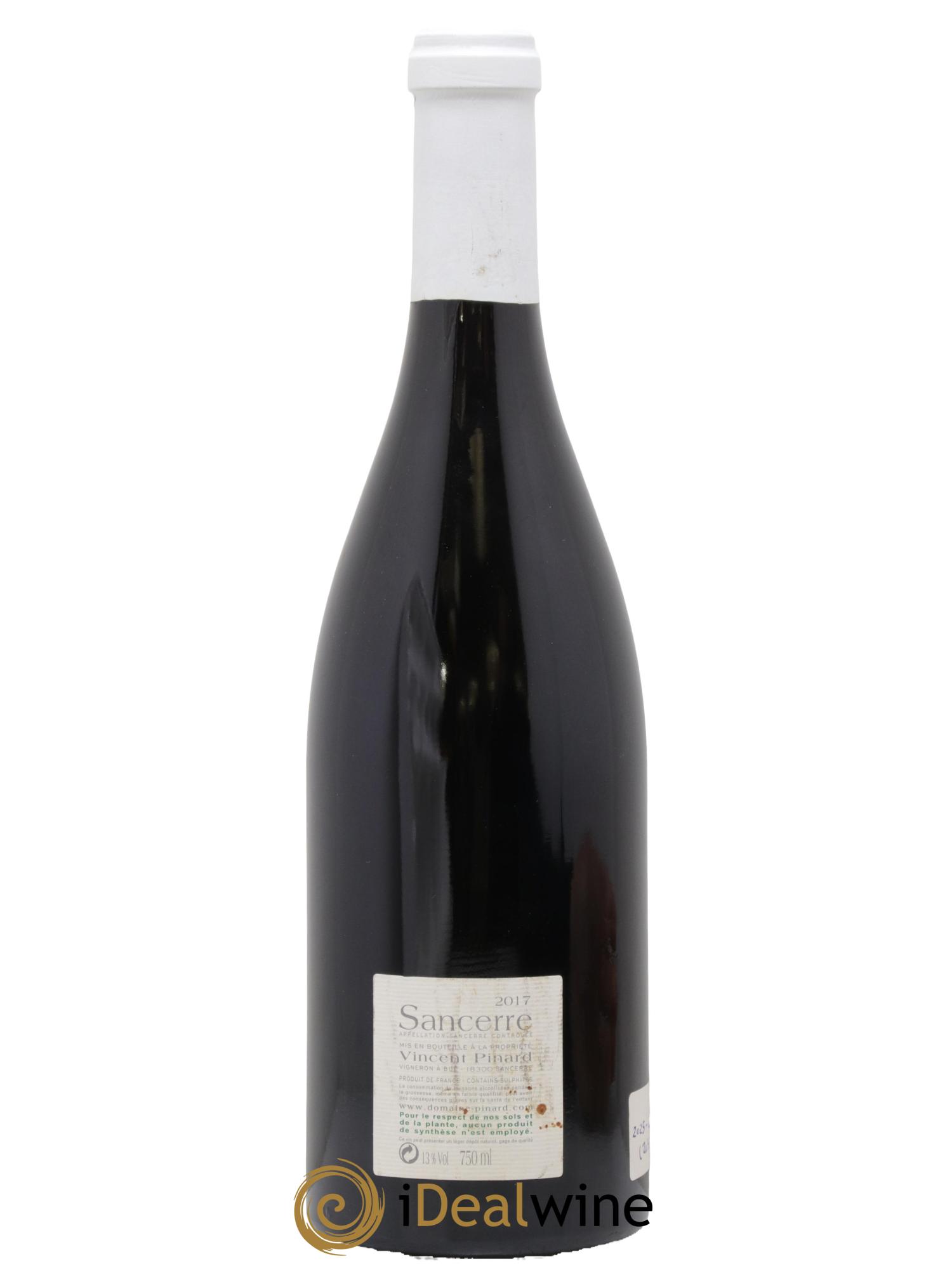 Sancerre Vendanges Entières Vincent Pinard 2017 - Lot de 1 bouteille - 1