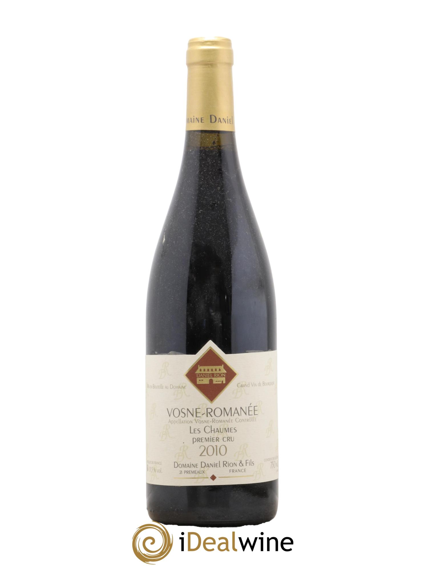 Vosne-Romanée 1er Cru Les Chaumes Daniel Rion 2010 - Lot de 1 bouteille - 0