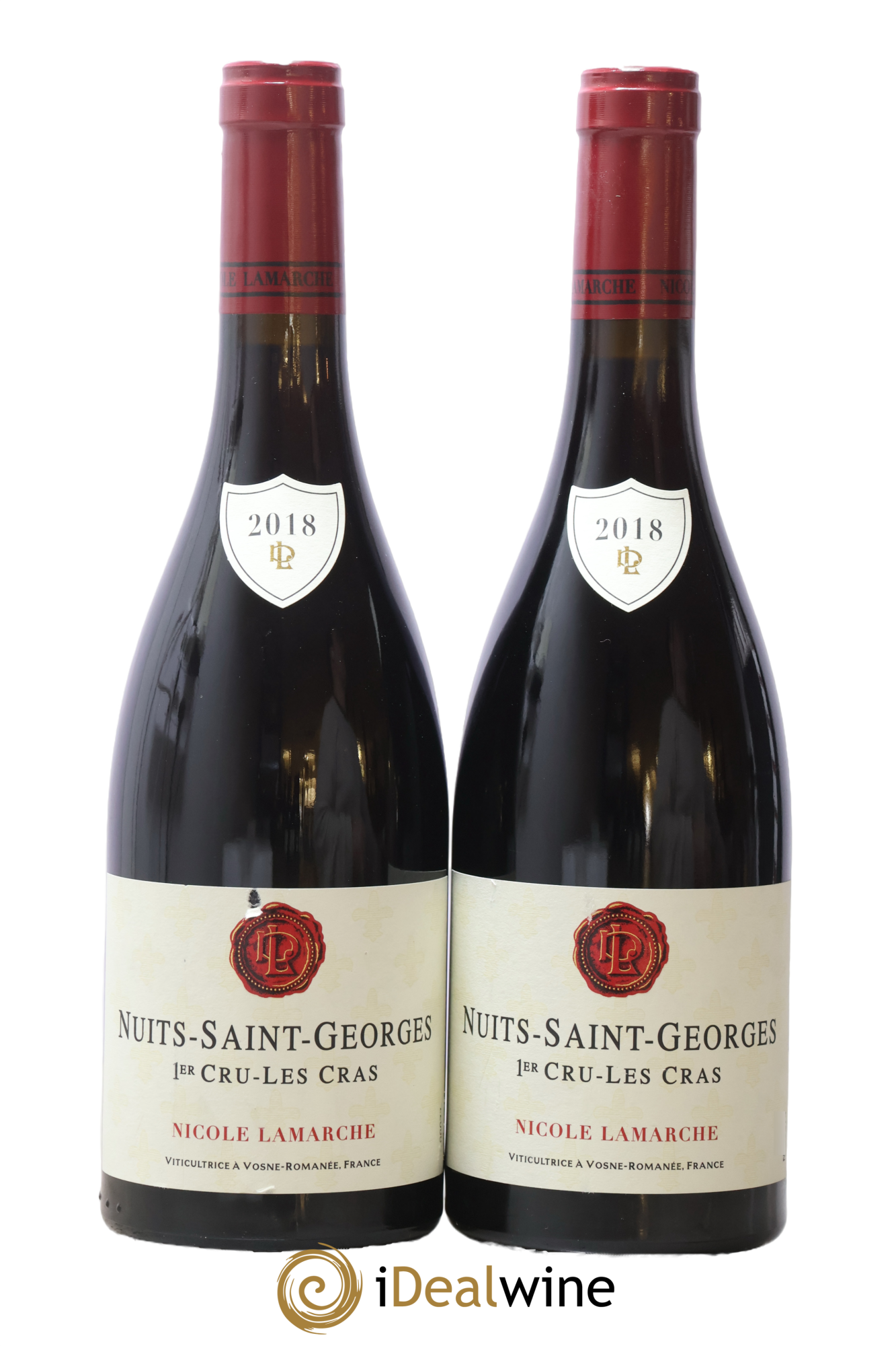 Nuits-Saint-Georges 1er Cru Les Cras Lamarche (Domaine) 2018 - Lot de 2 bouteilles - 0