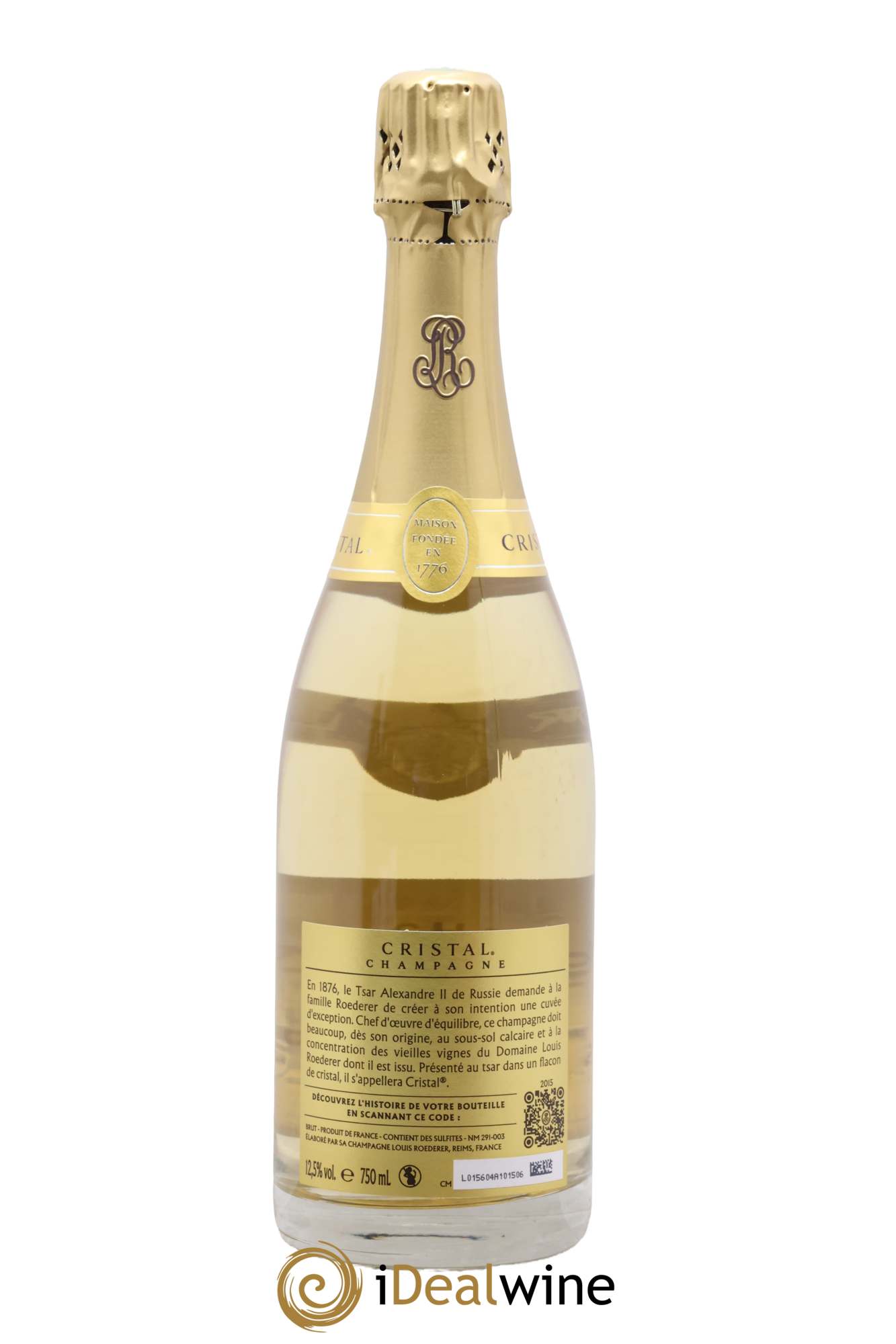 Cristal Louis Roederer 2015 - Lot of 1 bottle - 1