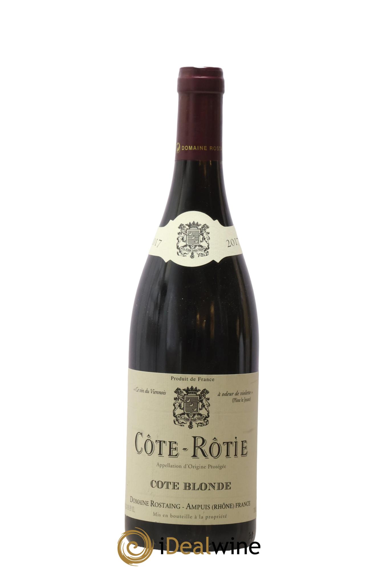 Côte-Rôtie Côte Blonde René Rostaing 2017 - Lot of 1 bottle - 0