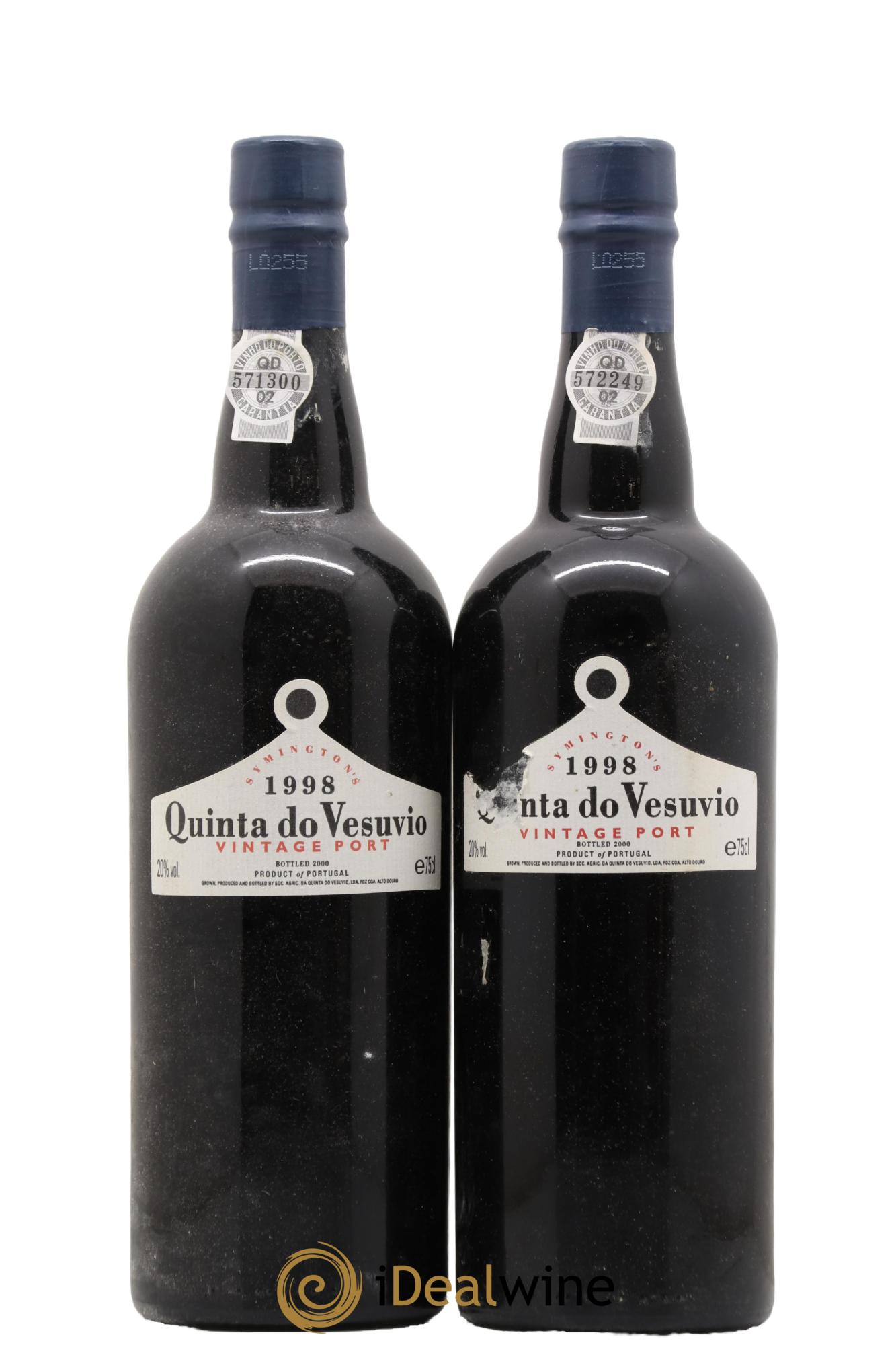 Porto Vintage Quinta Do Vesuvio 1998 - Lot de 2 bouteilles - 0