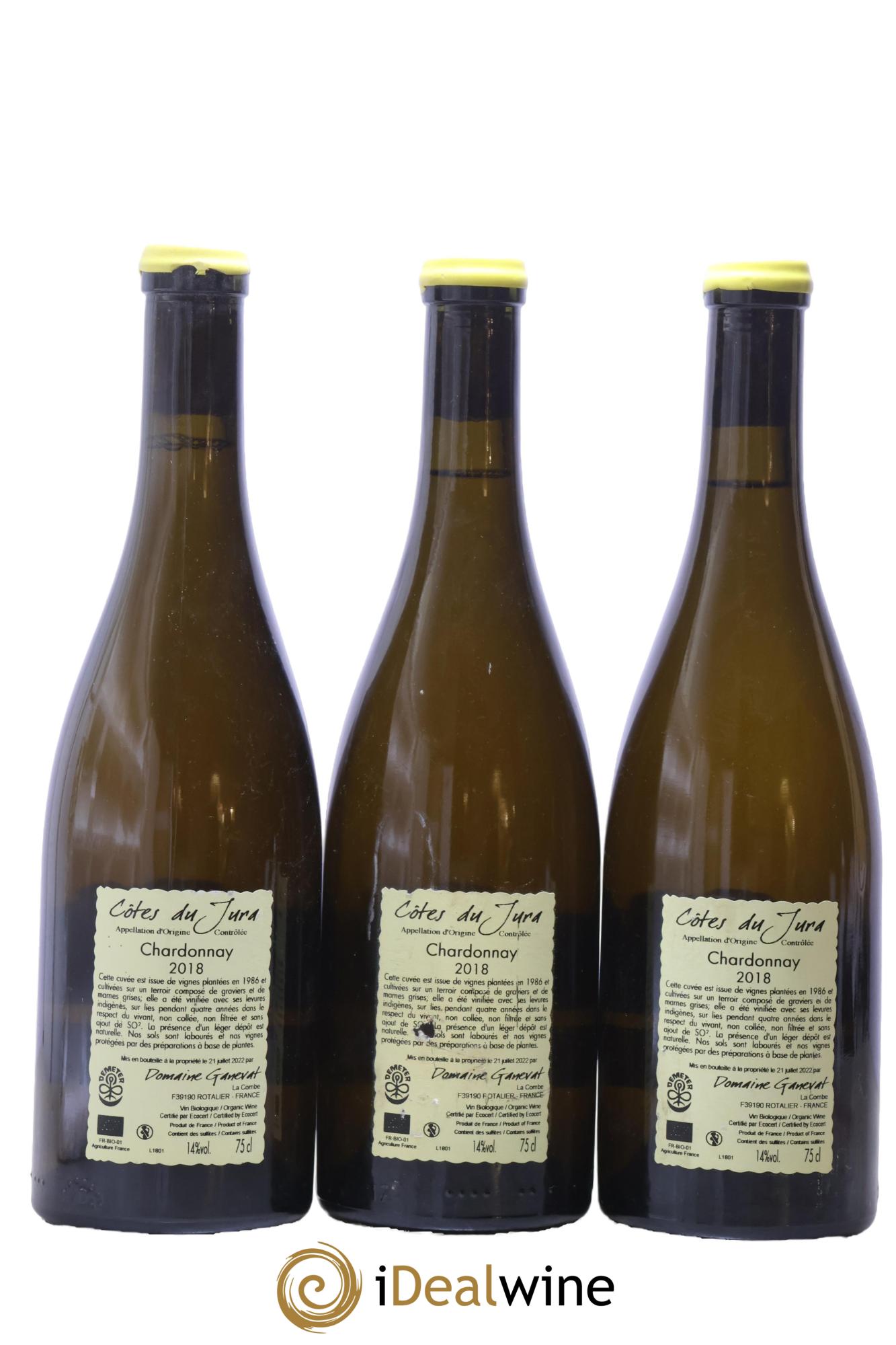 Côtes du Jura Cuvée Florine Jean-François Ganevat (Domaine) 2018 - Lotto di 3 bottiglie - 1
