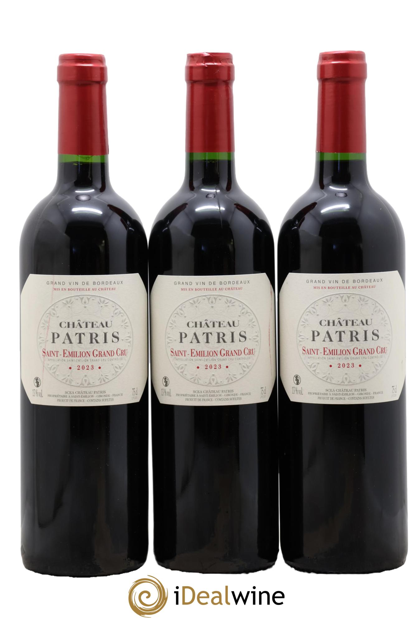 Château Patris 2023 - Lot de 3 bouteilles - 0