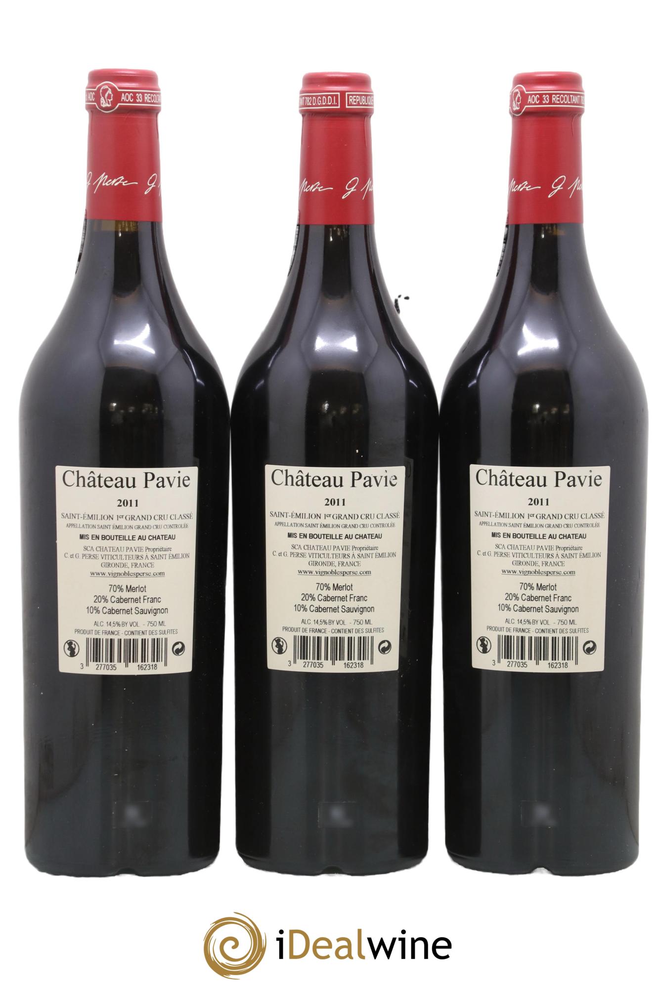 Château Pavie 1er Grand Cru Classé A 2011 - Lot de 6 bouteilles - 4