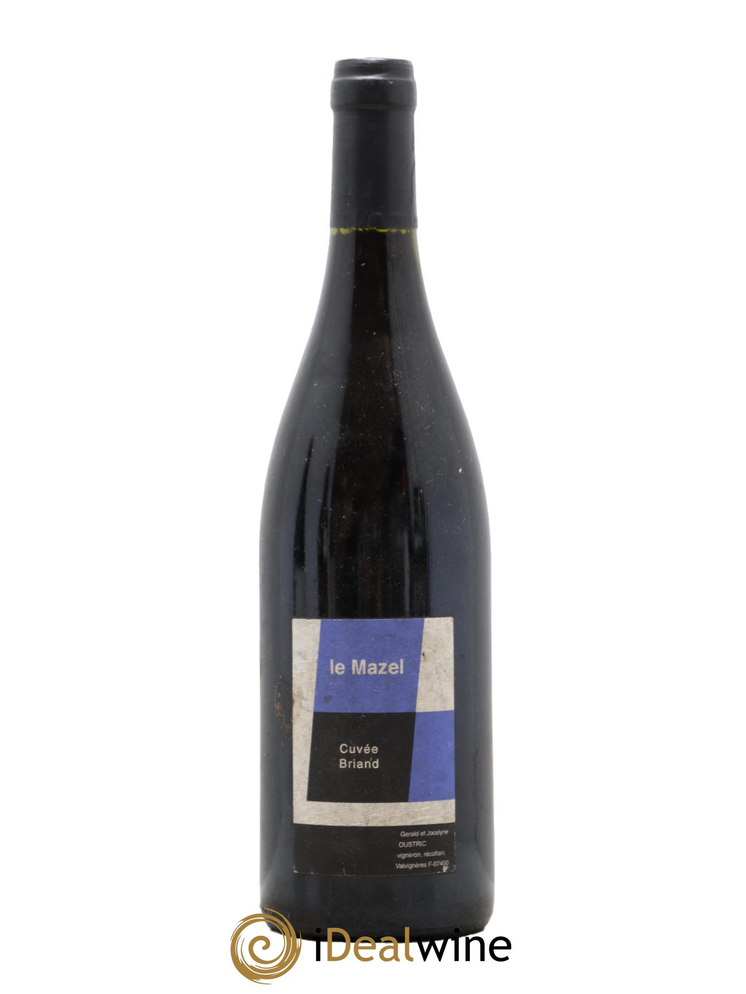 Ardèche Briand Le Mazel Gerald Oustric 2007 - Lot de 1 bouteille - 0