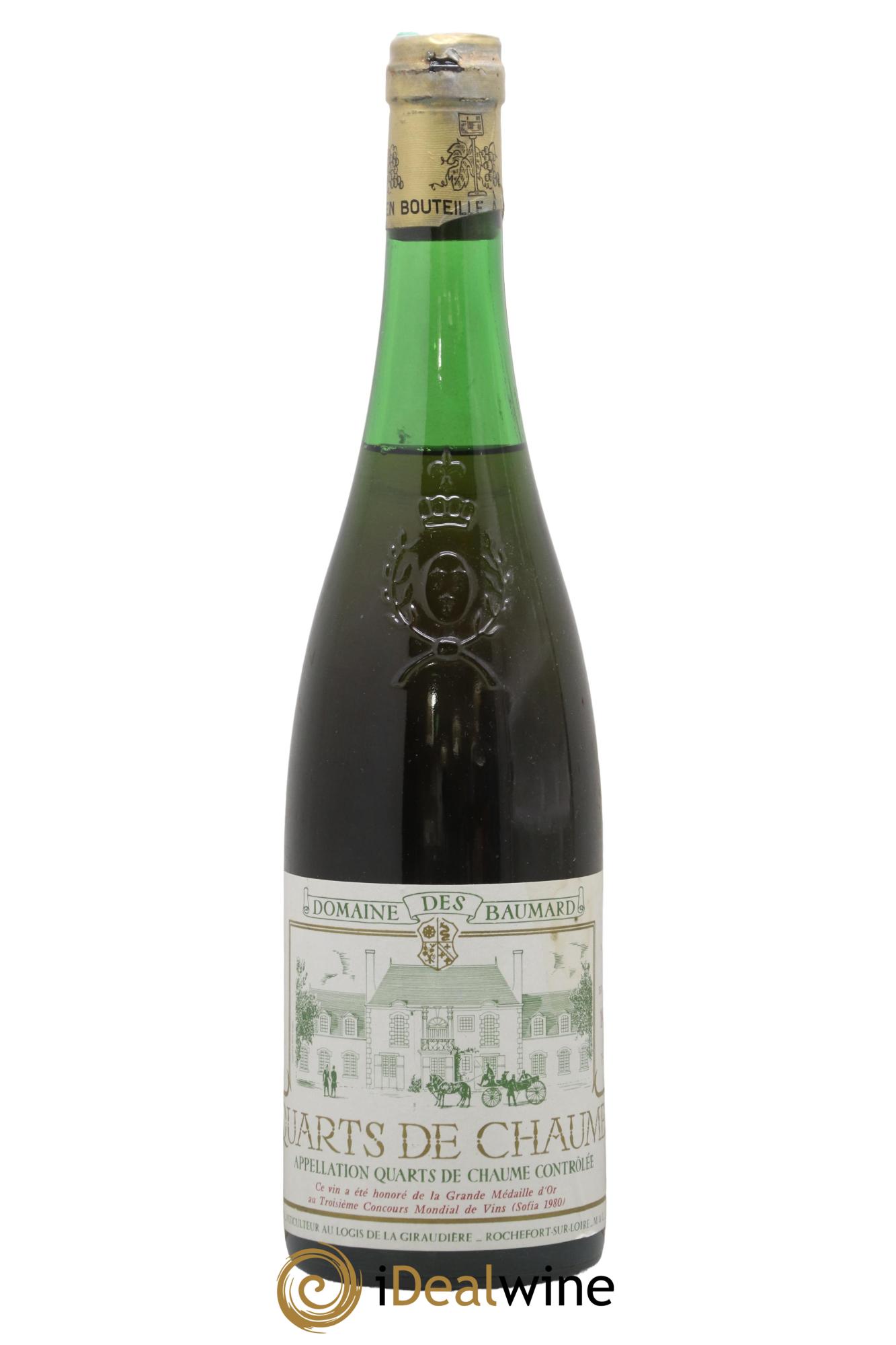 Quarts de Chaume Baumard (Domaine des) 1978 - Lotto di 1 bottiglia - 0