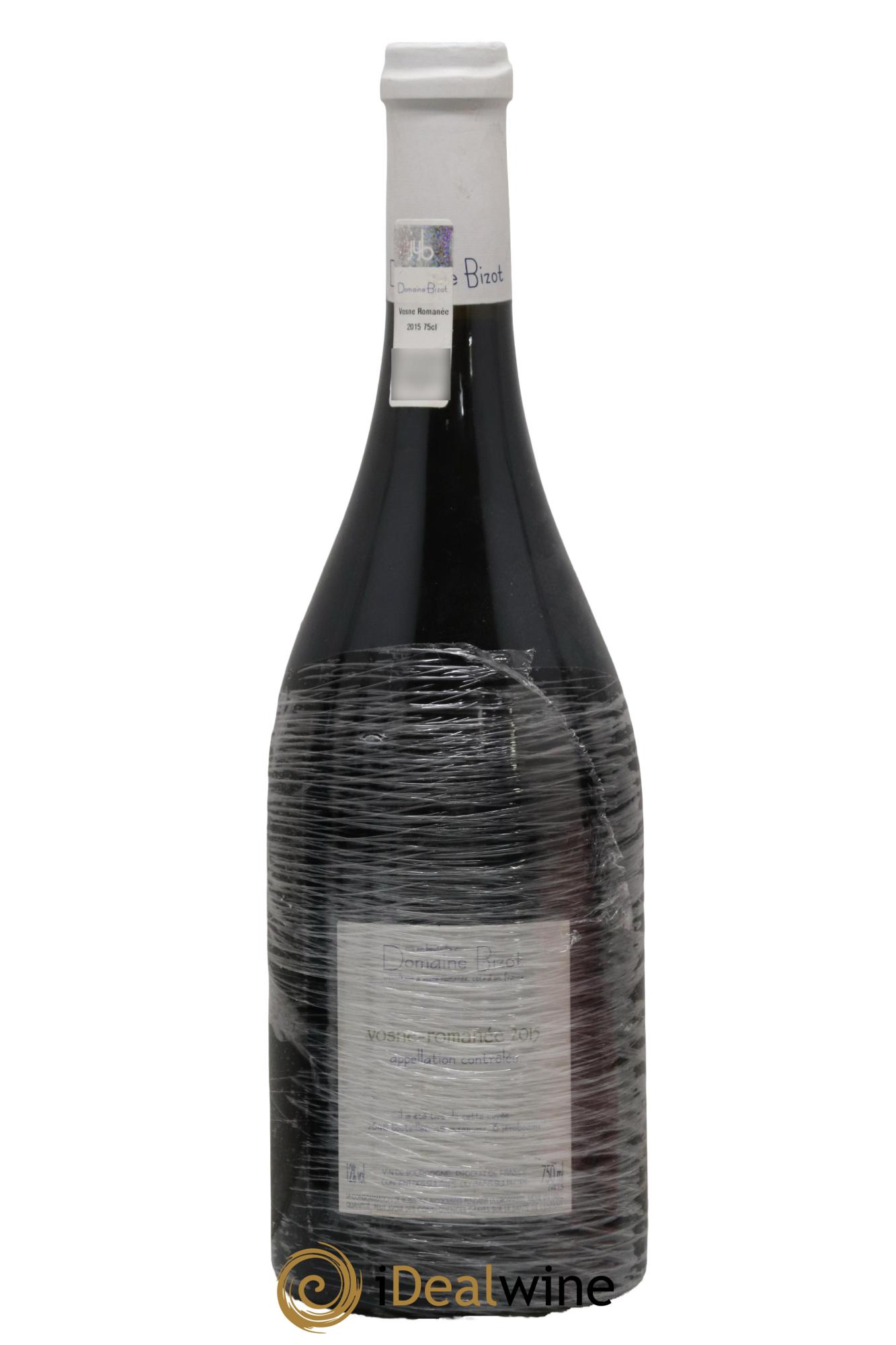 Vosne-Romanée Bizot (Domaine) 2015 - Lot of 1 bottle - 1