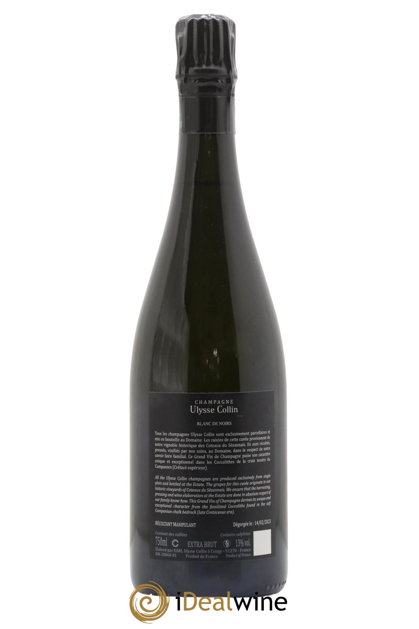 Les Maillons Blanc de Noirs Extra-Brut Ulysse Collin 2019 - Lot de 1 bouteille - 1
