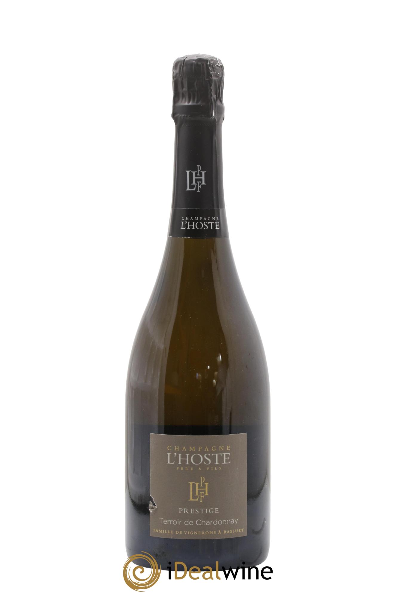 Champagne L'Hoste Prestige - Lot de 1 bouteille - 0